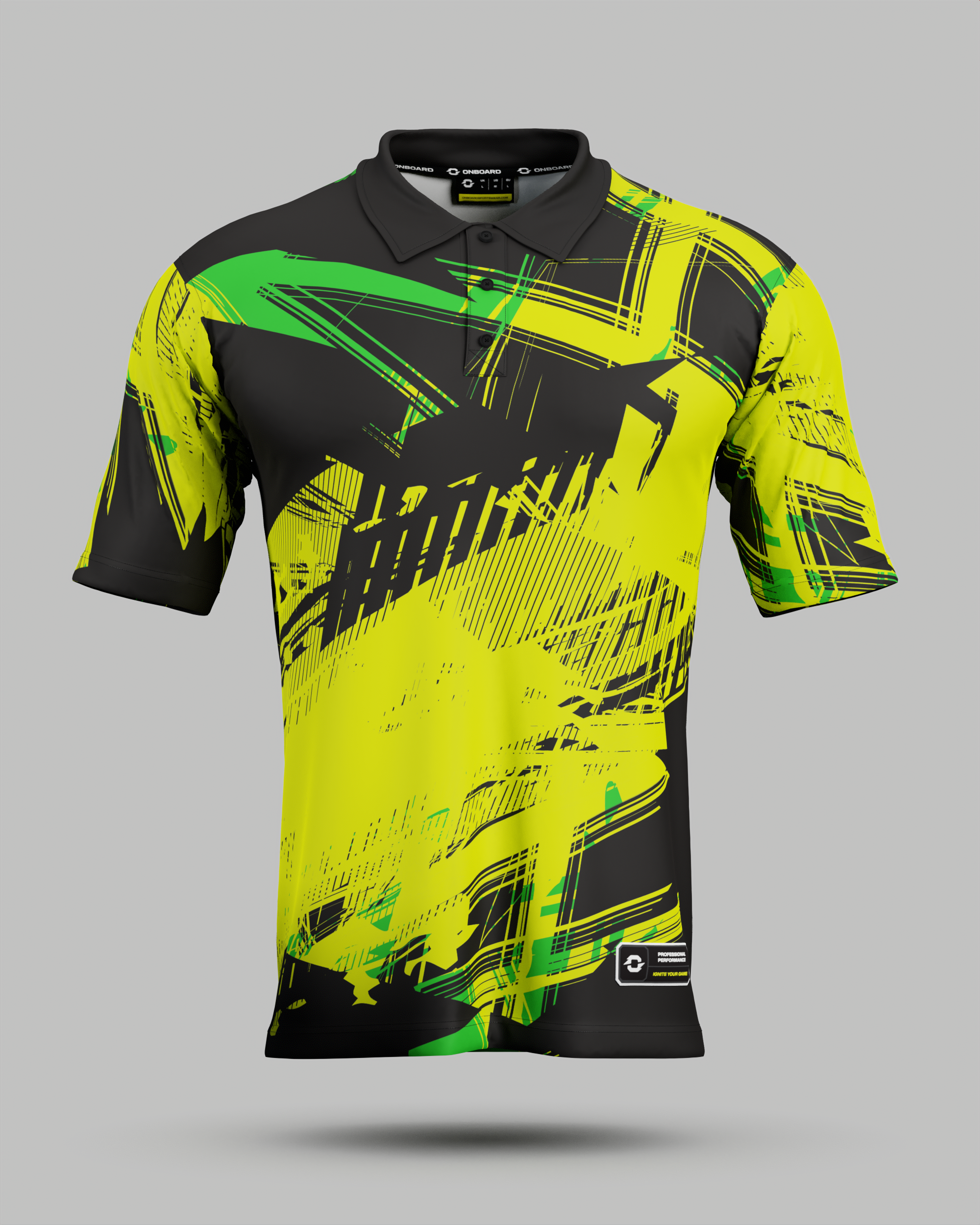 Youth Madrid 3 Button Polo Collar Jersey