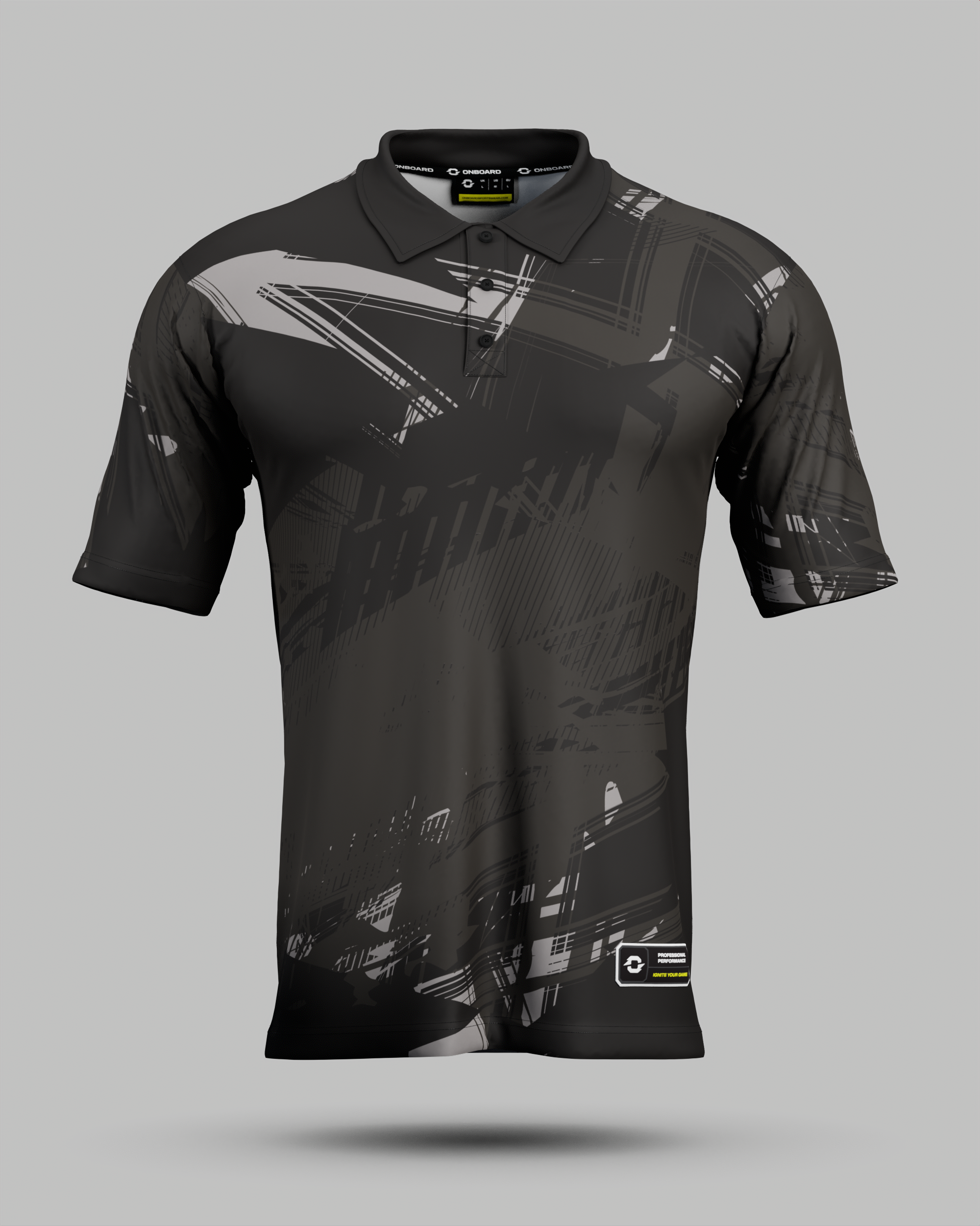 Youth Madrid 3 Button Polo Collar Jersey