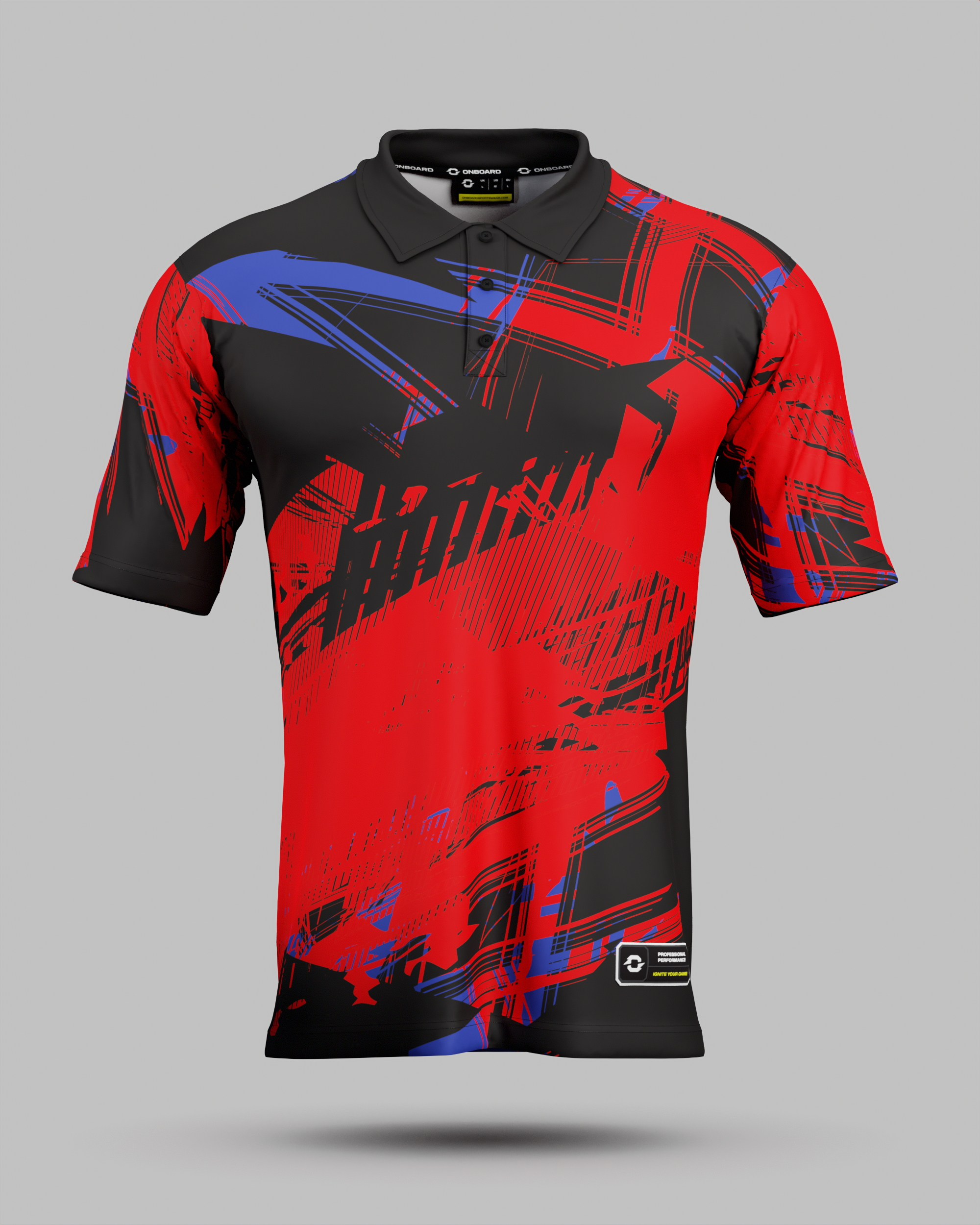 Youth Madrid 3 Button Polo Collar Jersey