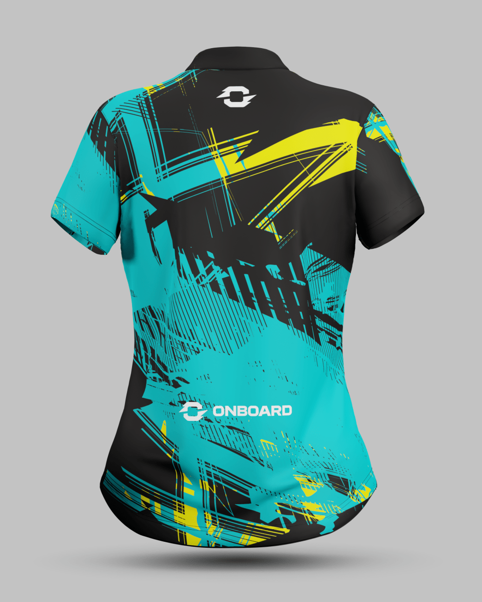 Womens Madrid 1/4 Zip Pro Collar Jersey - Onboard Sportswear