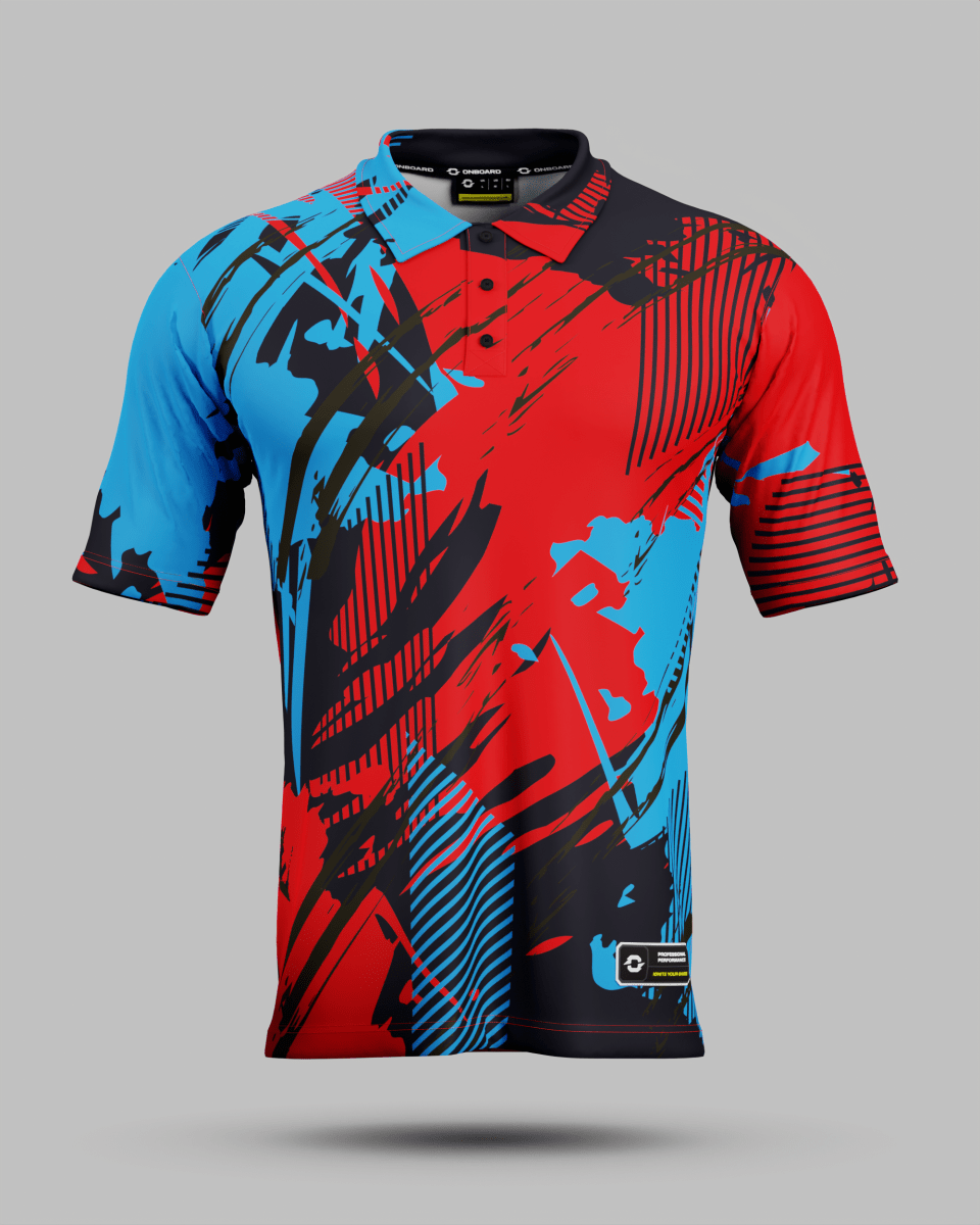 Manhattan 3 Button Polo Collar Jersey - Onboard Sportswear