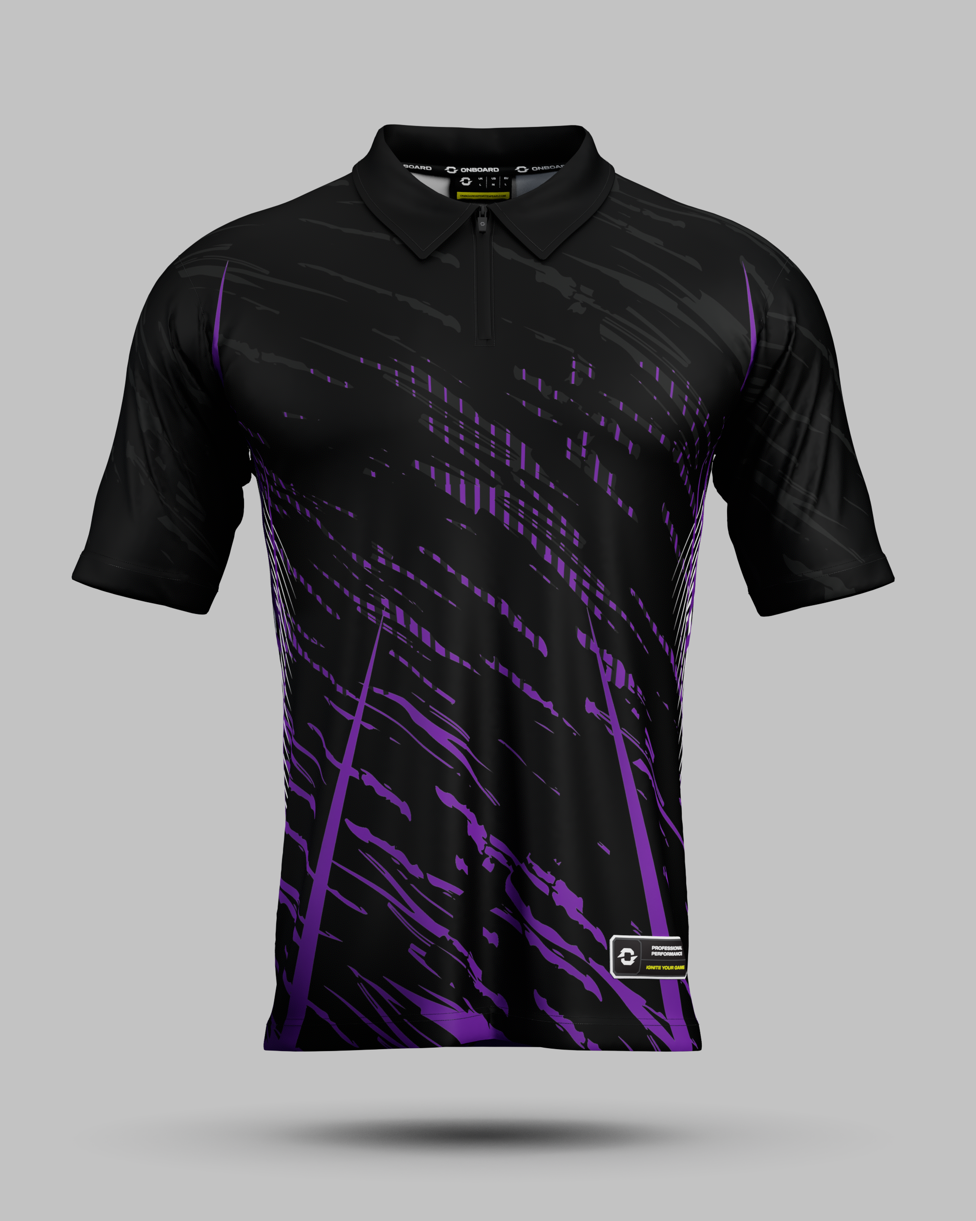Youth Melbourne 1/4 Zip Polo Collar Jersey