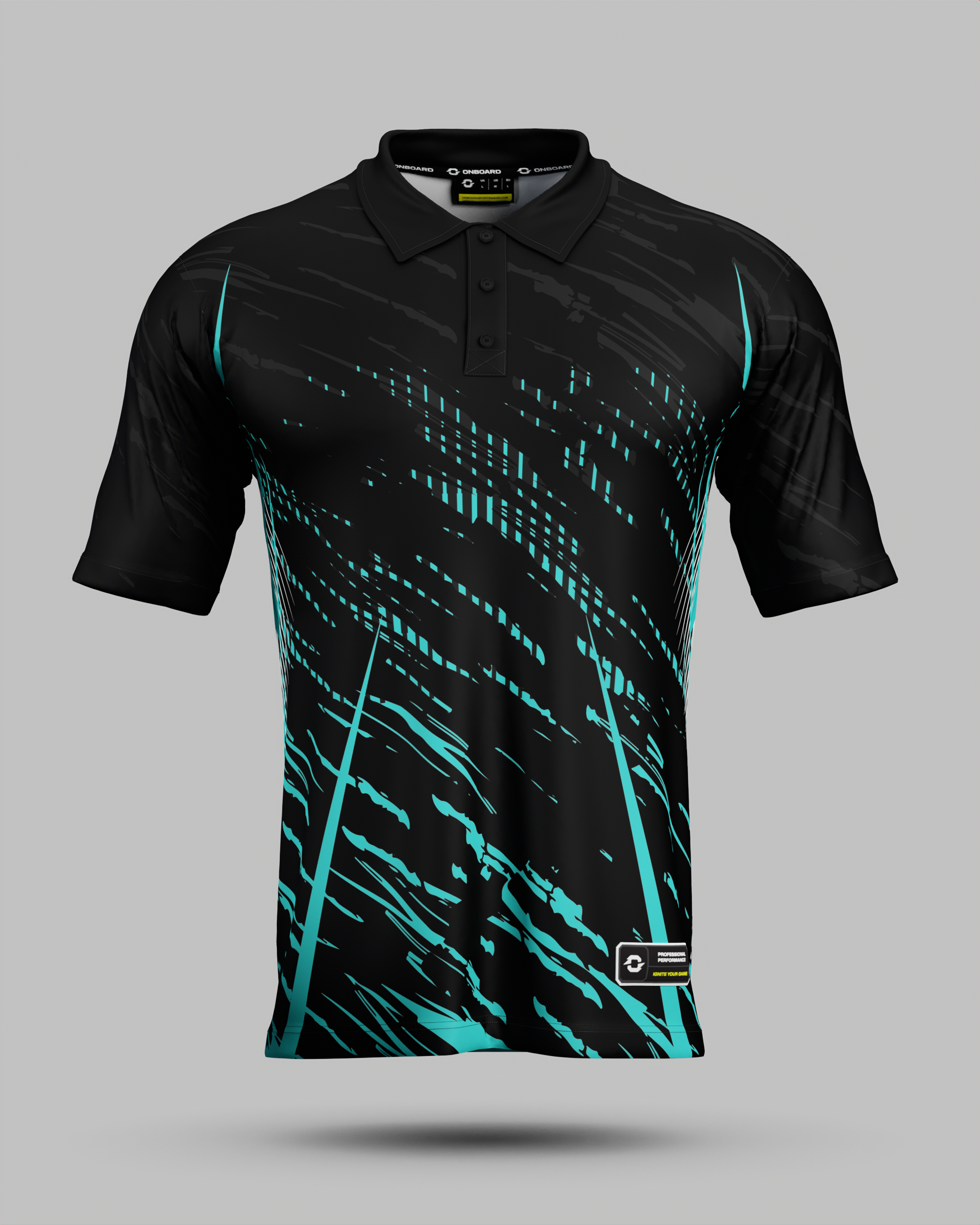 Melbourne 3 Button Polo Collar Jersey