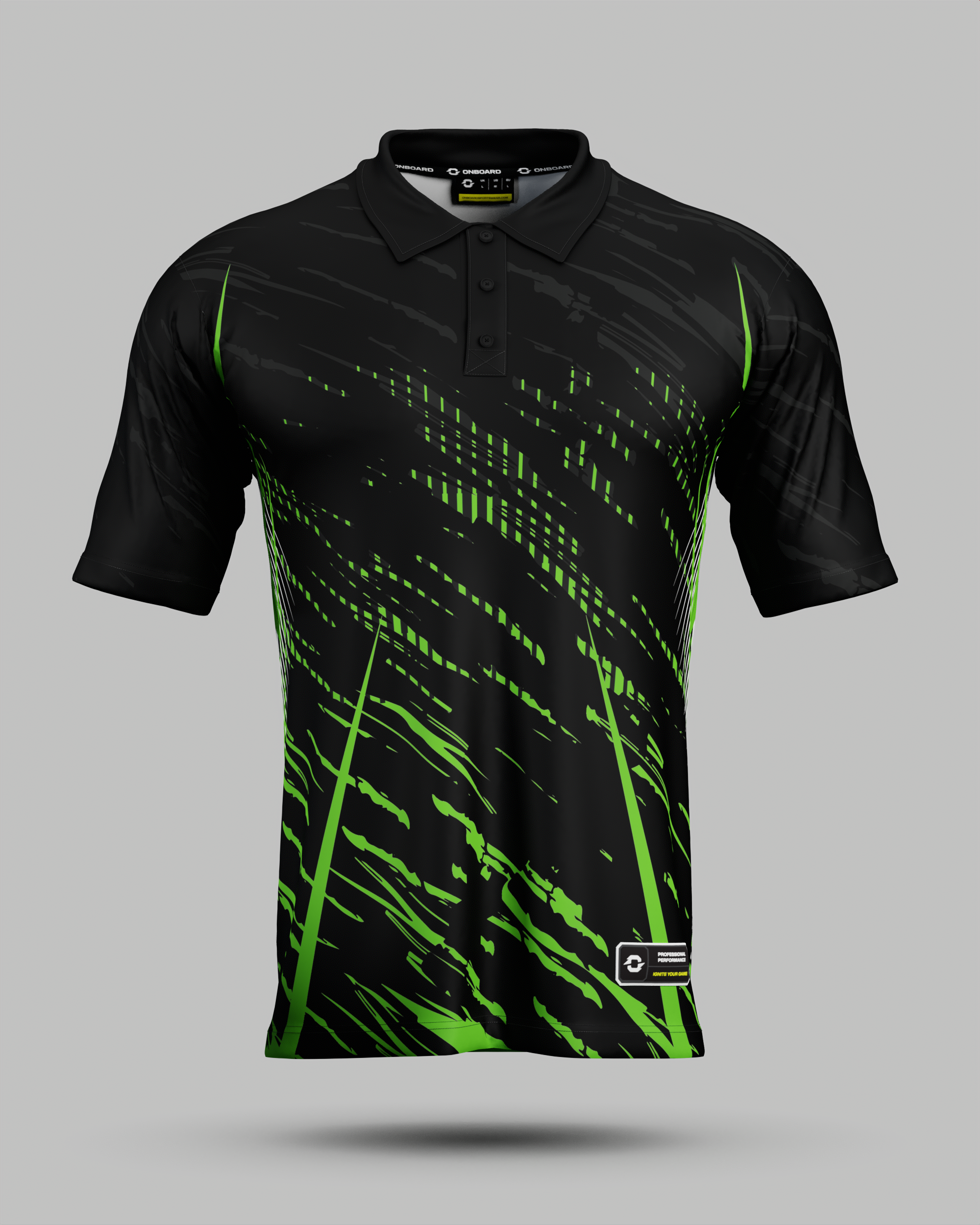 Melbourne 3 Button Polo Collar Jersey