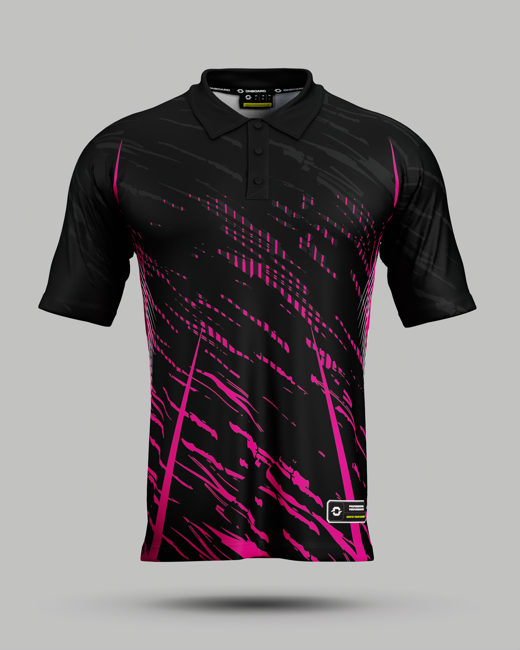 Melbourne 3 Button Polo Collar Jersey