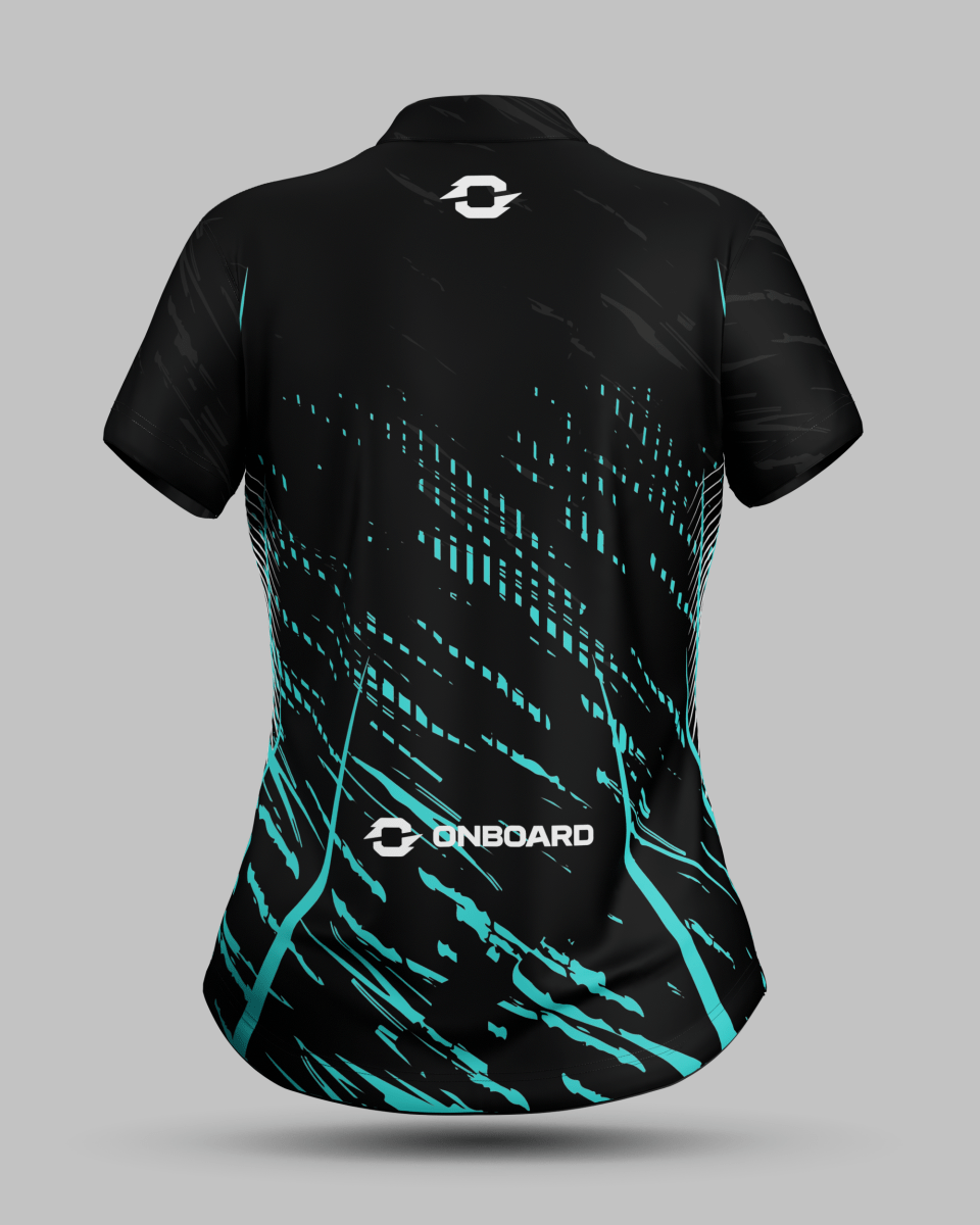 Womens Melbourne 1/4 Zip Pro Collar Jersey - Onboard Sportswear