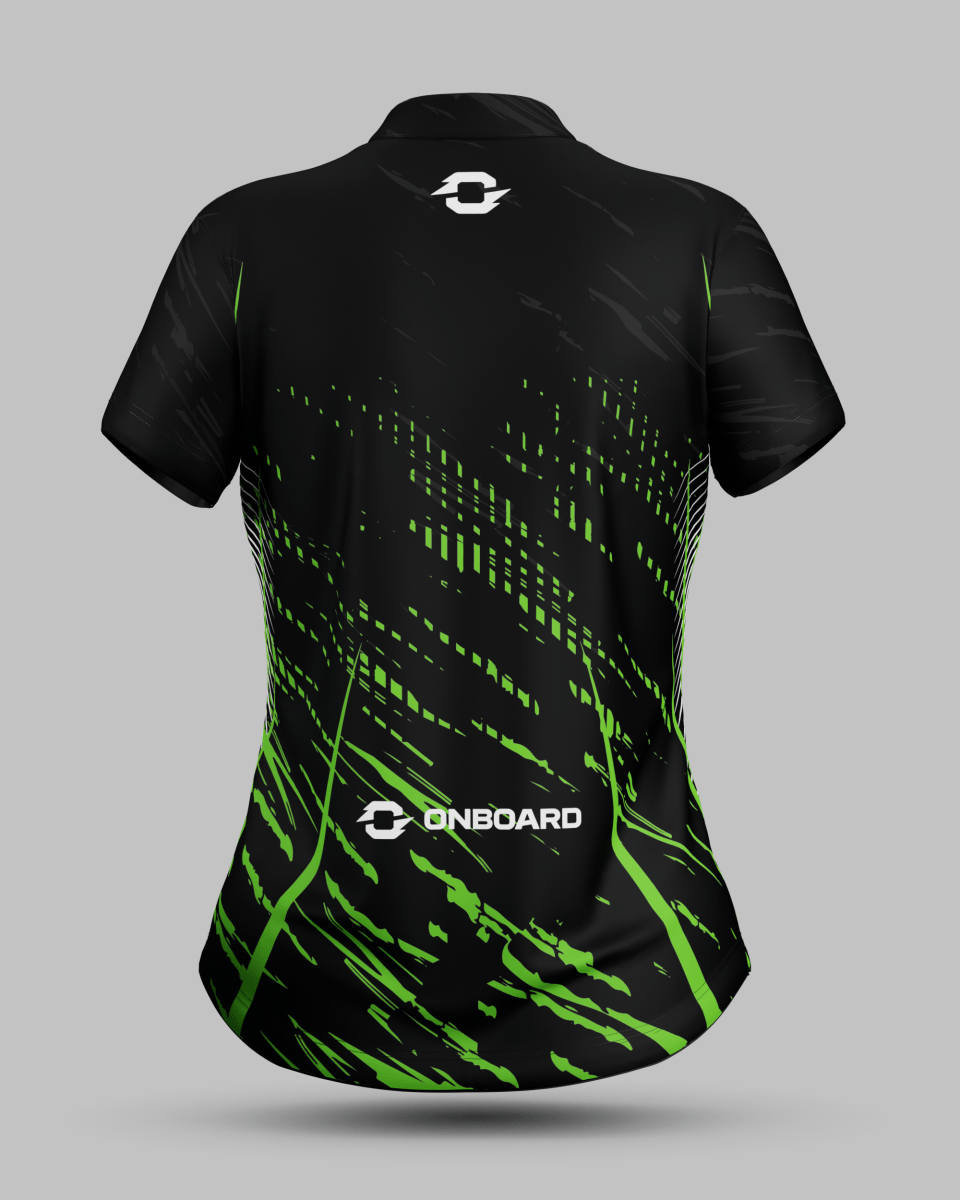 Womens Melbourne 1/4 Zip Pro Collar Jersey - Onboard Sportswear