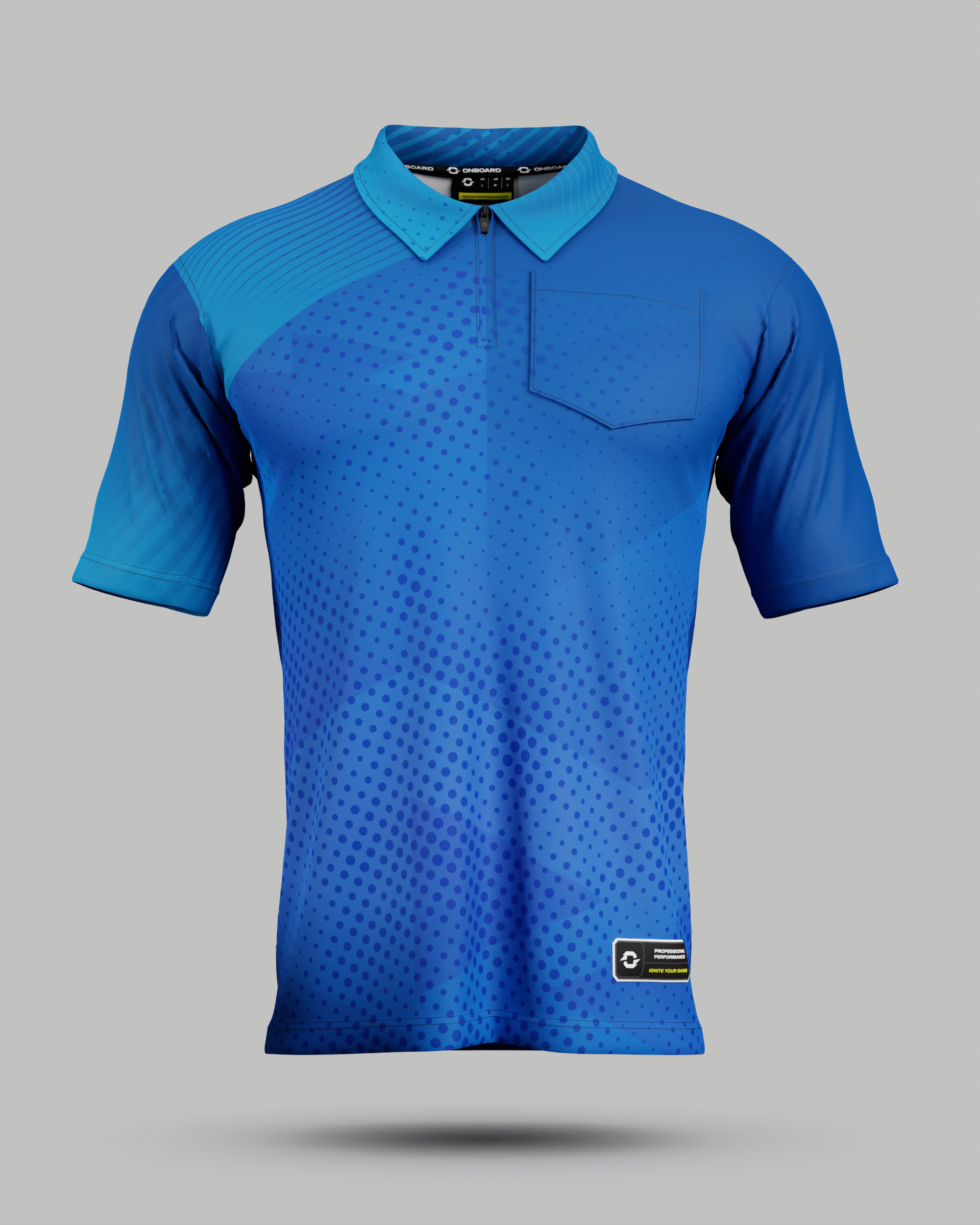 Youth Miami 2.0 1/4 Zip Polo Collar Jersey With Pocket