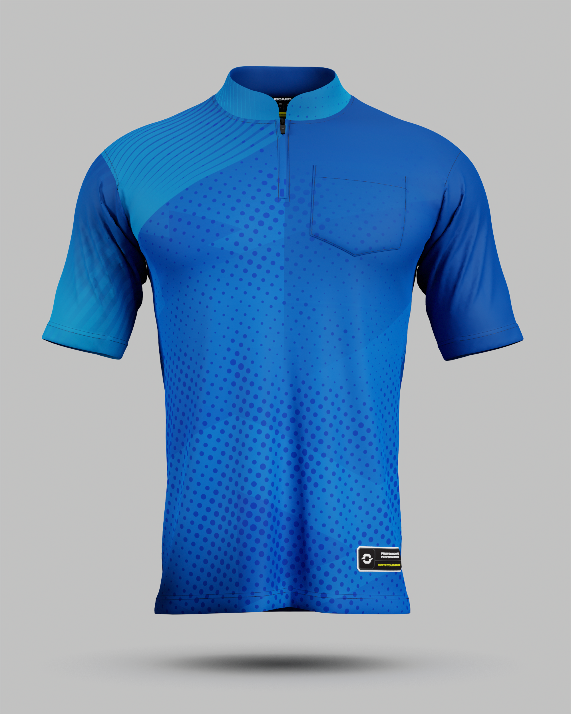 Youth Miami 2.0 1/4 Zip Pro Collar Jersey With Pocket