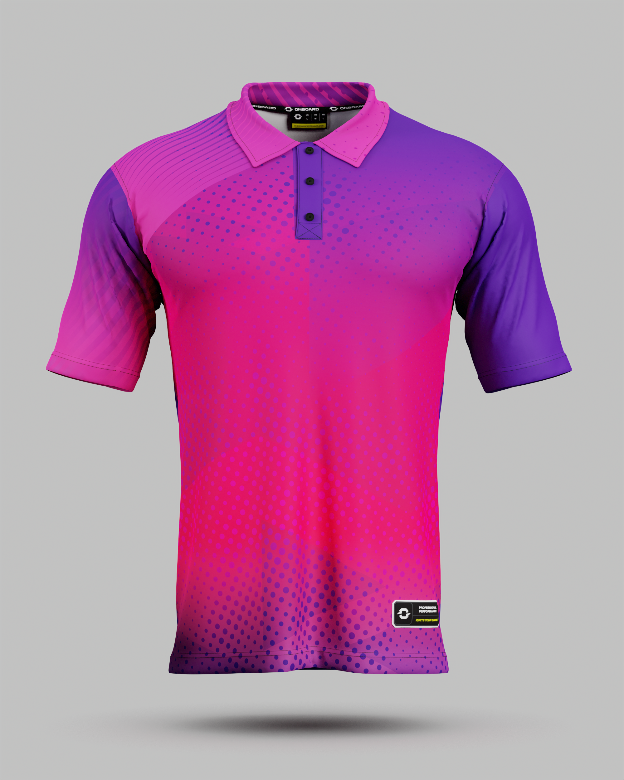 Miami 2.0 3 Button Polo Collar Jersey