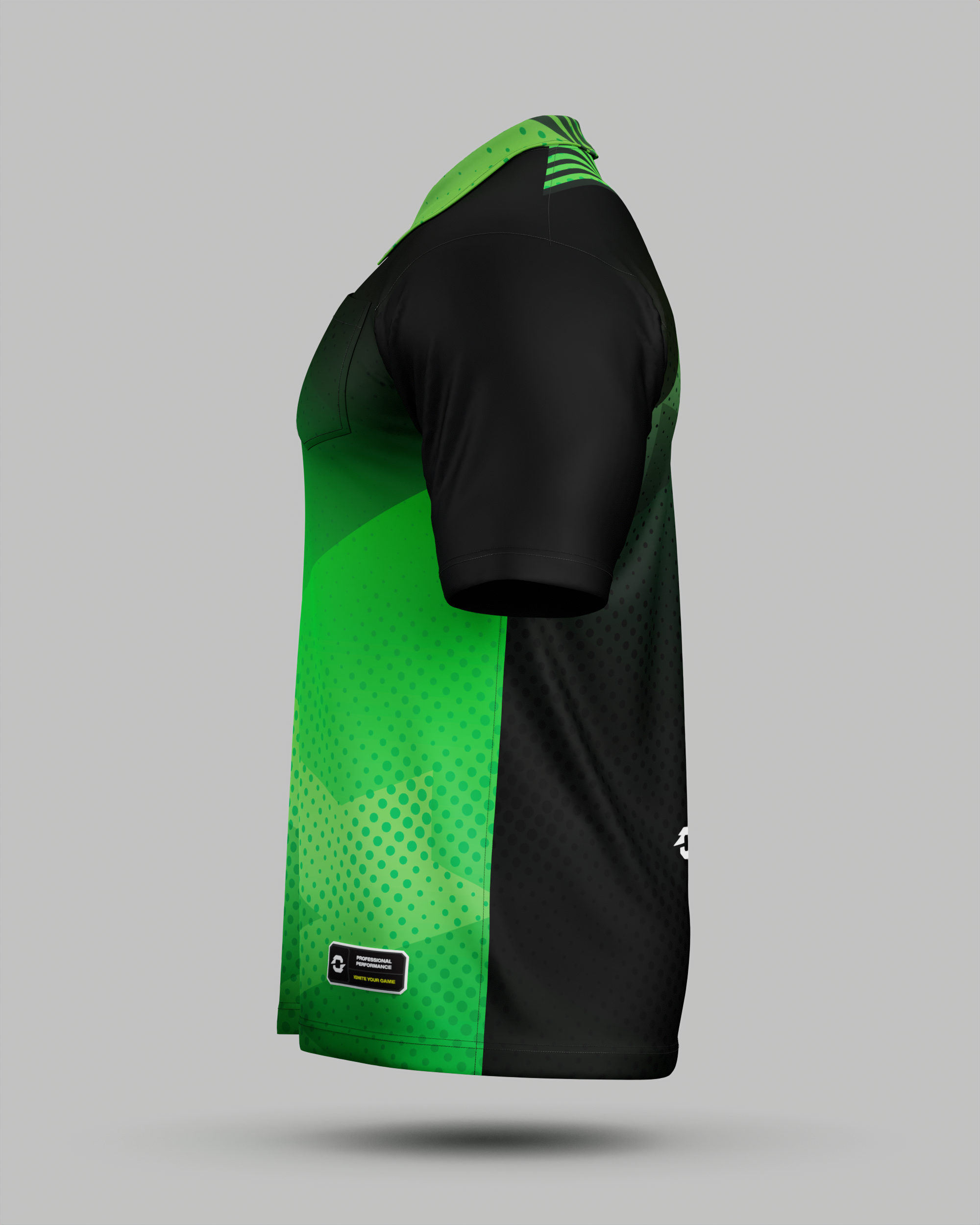 Youth Miami 2.0 3 Button Polo Collar Jersey With Pocket