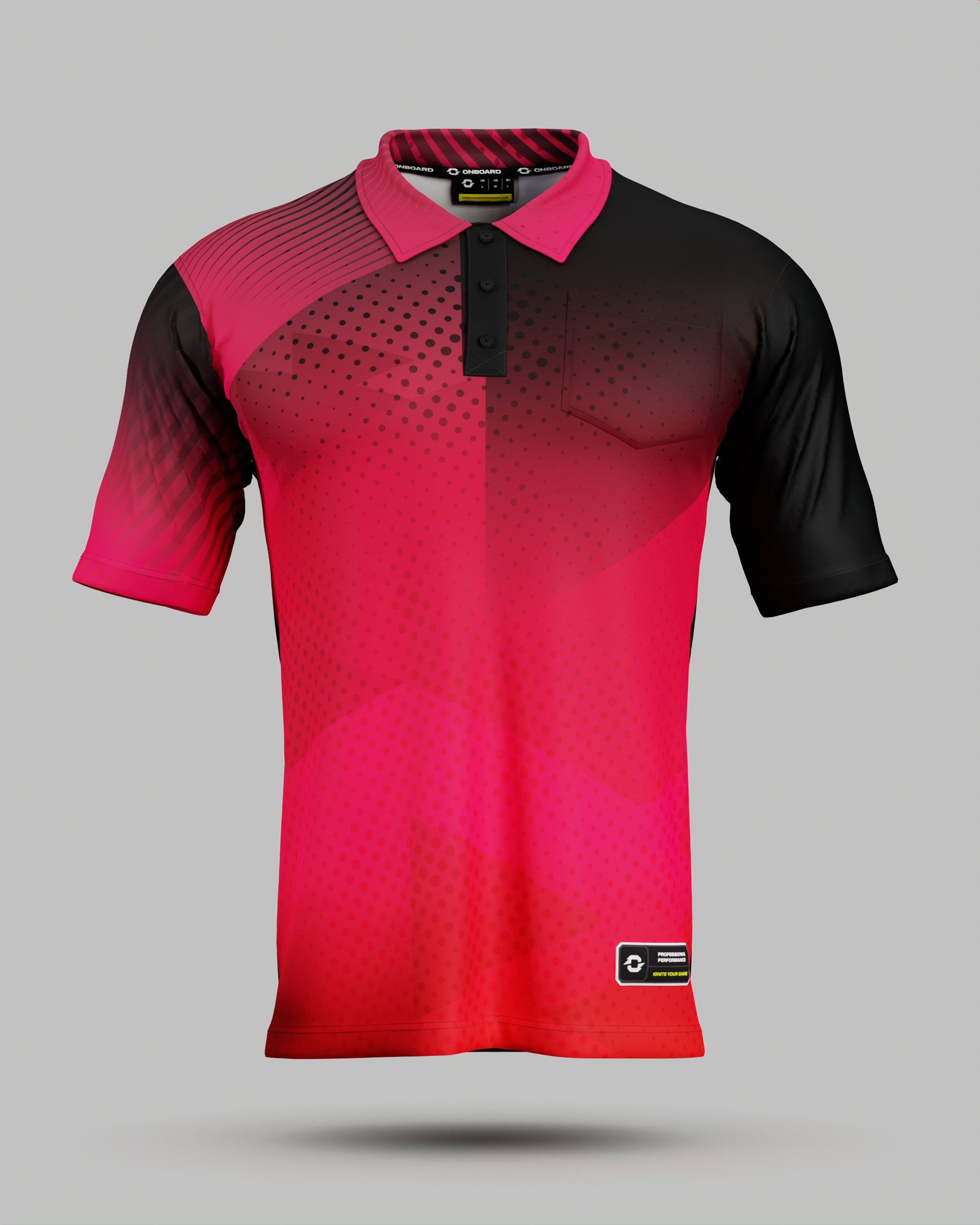 Miami 2.0 3 Button Polo Collar Jersey With Pocket