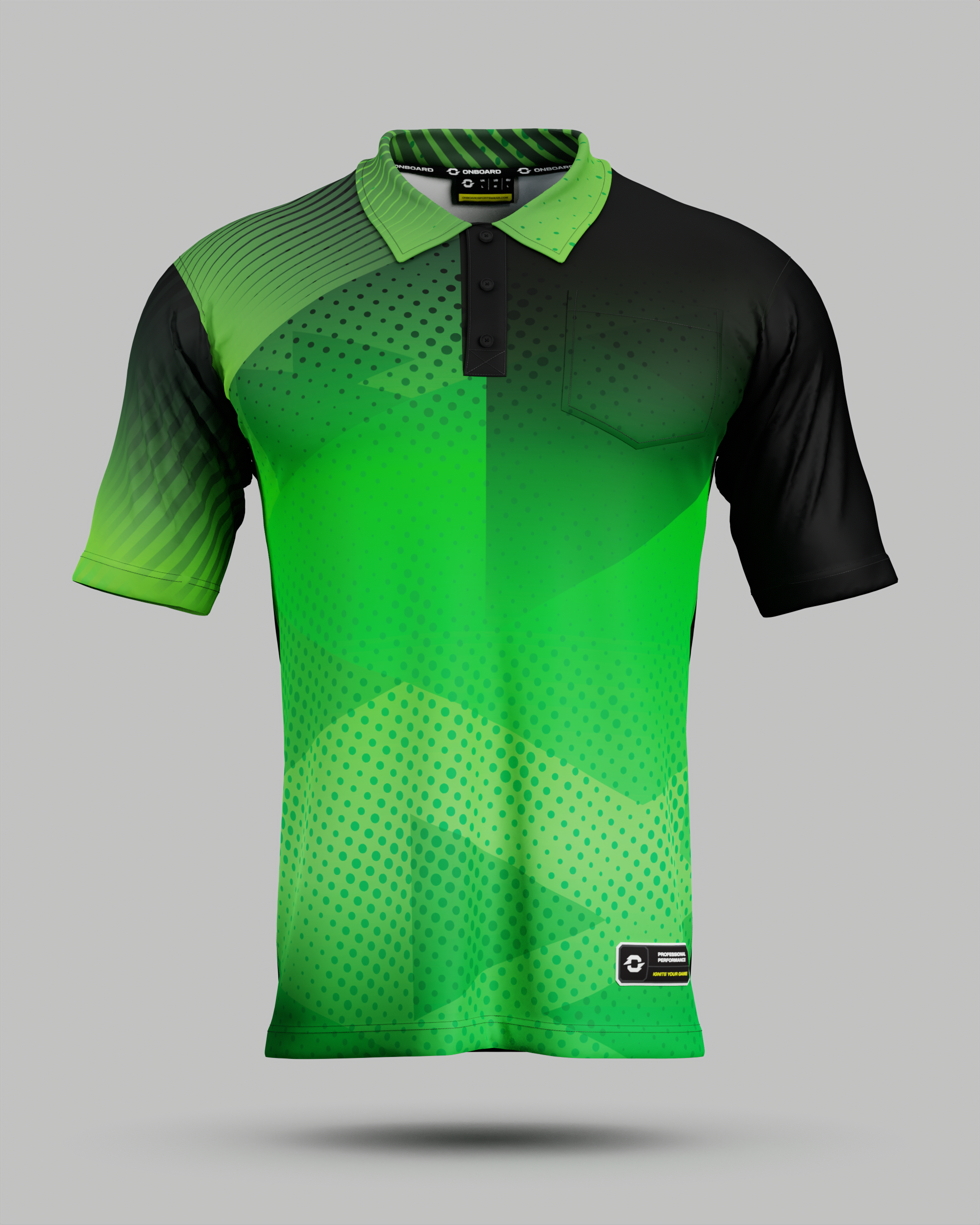 Youth Miami 2.0 3 Button Polo Collar Jersey With Pocket
