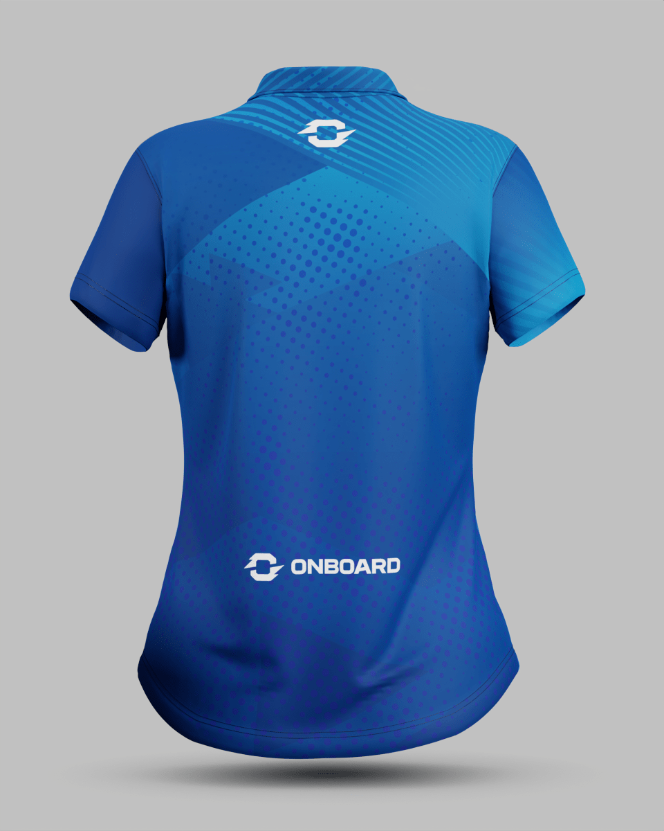 Womens Miami 2.0 1/4 Zip Polo Collar Jersey - Onboard Sportswear