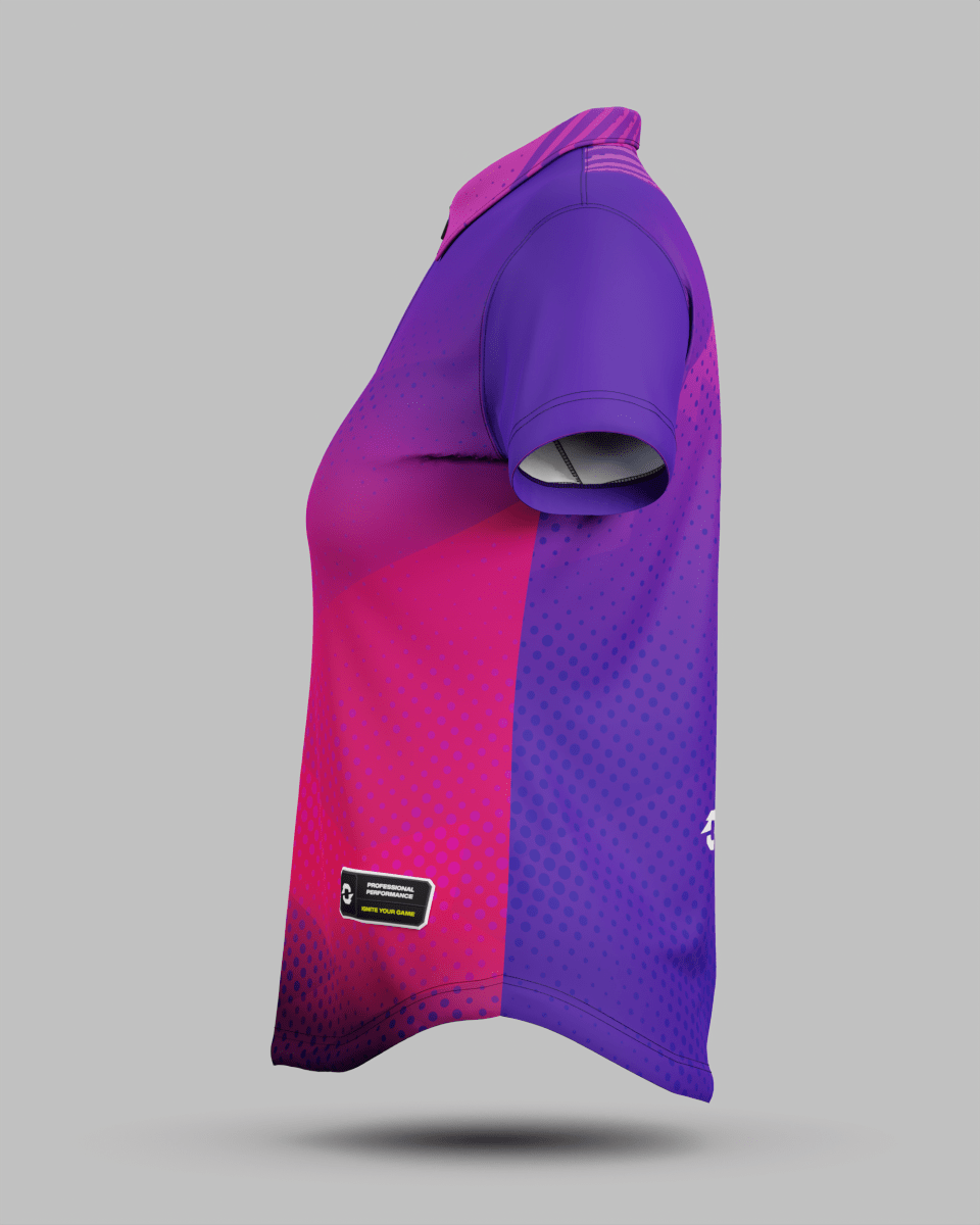 Womens Miami 2.0 1/4 Zip Polo Collar Jersey - Onboard Sportswear