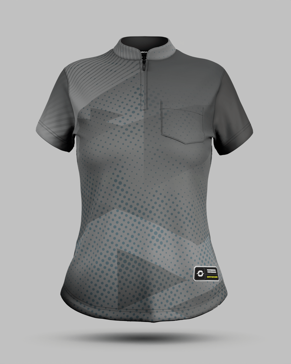 Womens Miami 2.0 1/4 Zip Pro Collar Jersey With Pocket - Onboard Sportswear