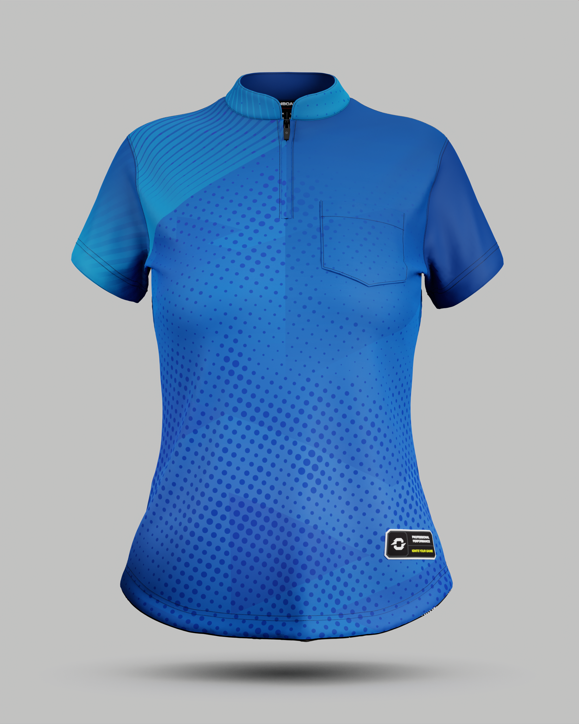 Womens Miami 2.0 1/4 Zip Pro Collar Jersey With Pocket