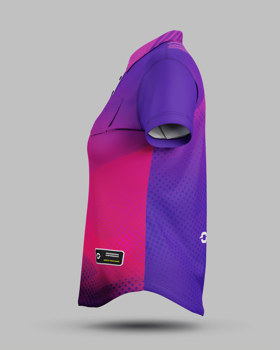 Womens Miami 2.0 3 Button Polo Collar Jersey With Pocket - Onboard Sportswear