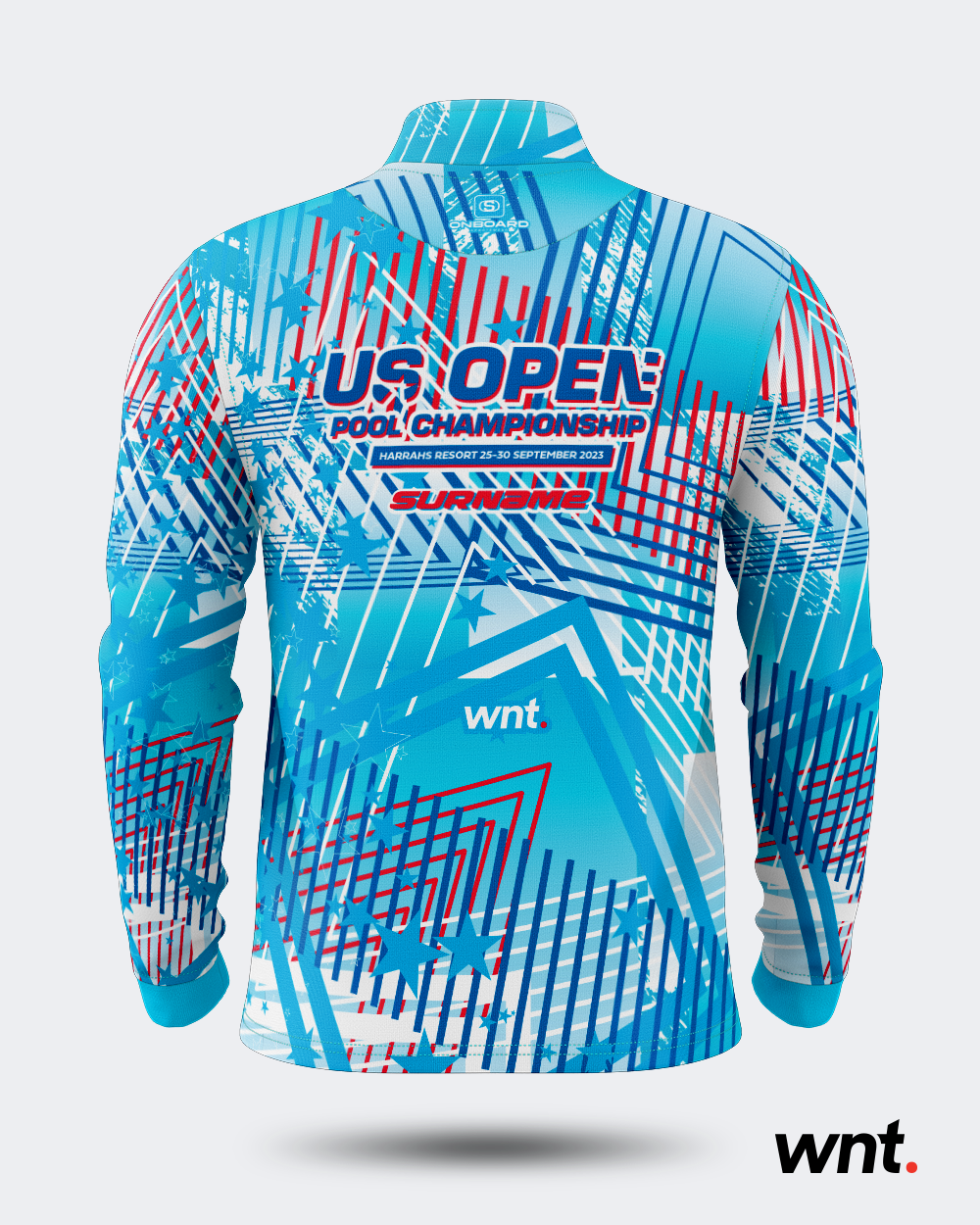 2023 Electric Blue US Open Full Zip Lightweight Jacket