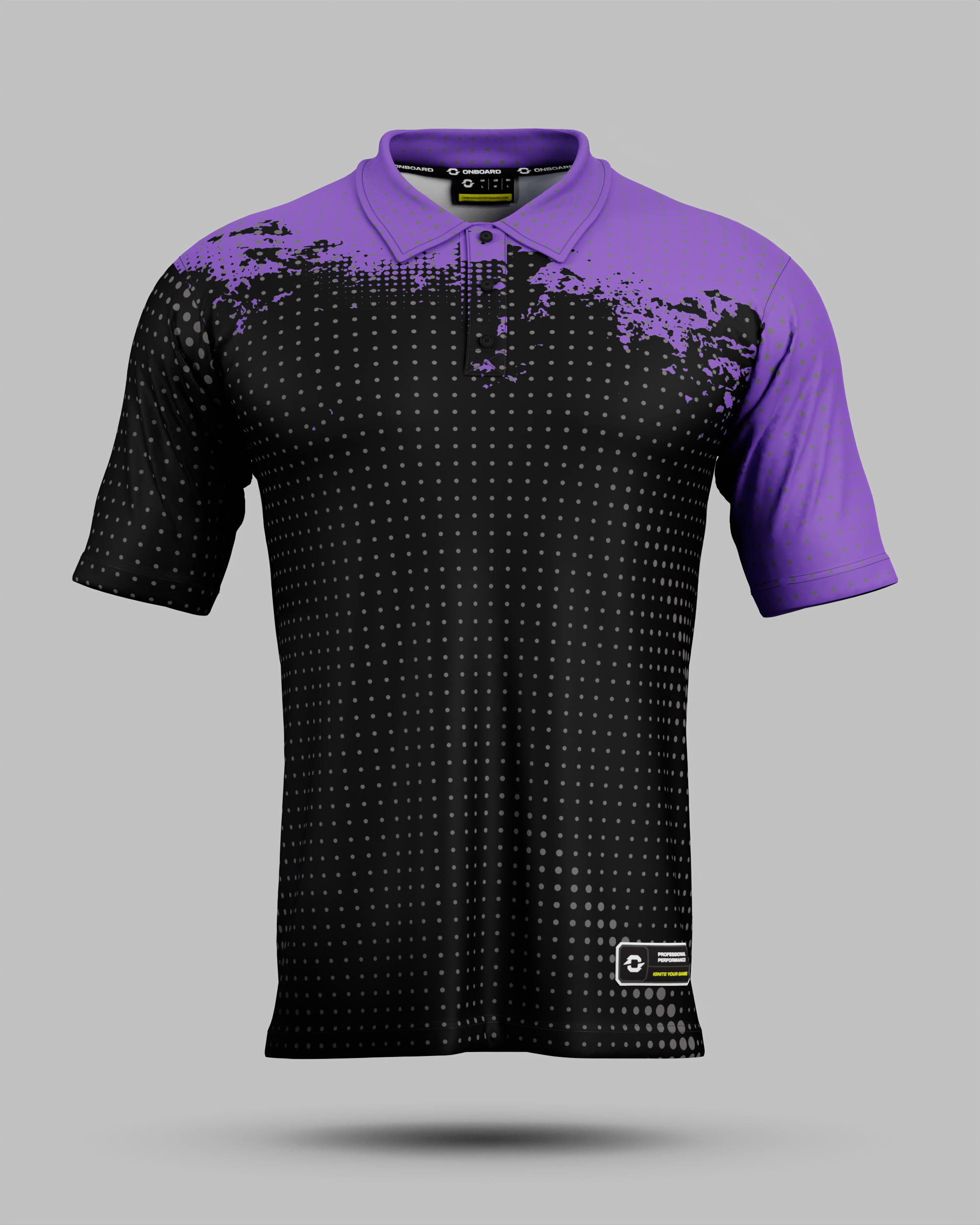 Monaco 3 Button Polo Collar Jersey