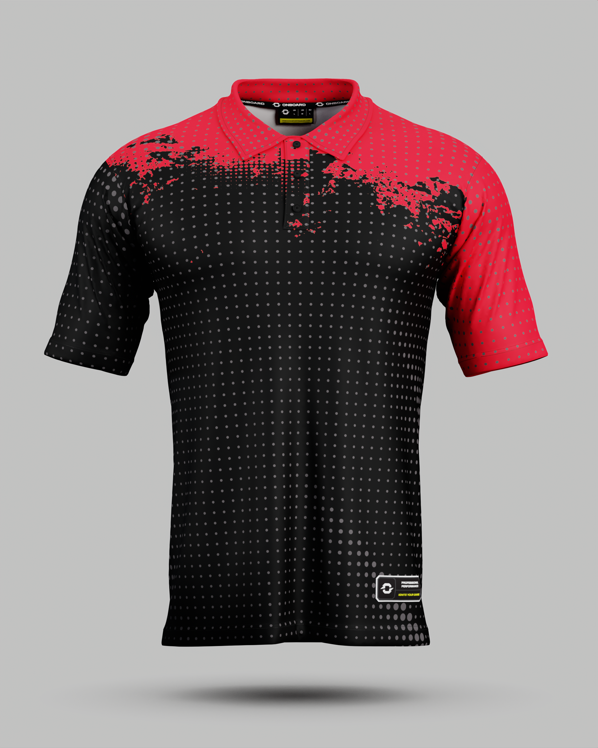 Youth Monaco 3 Button Polo Collar Jersey