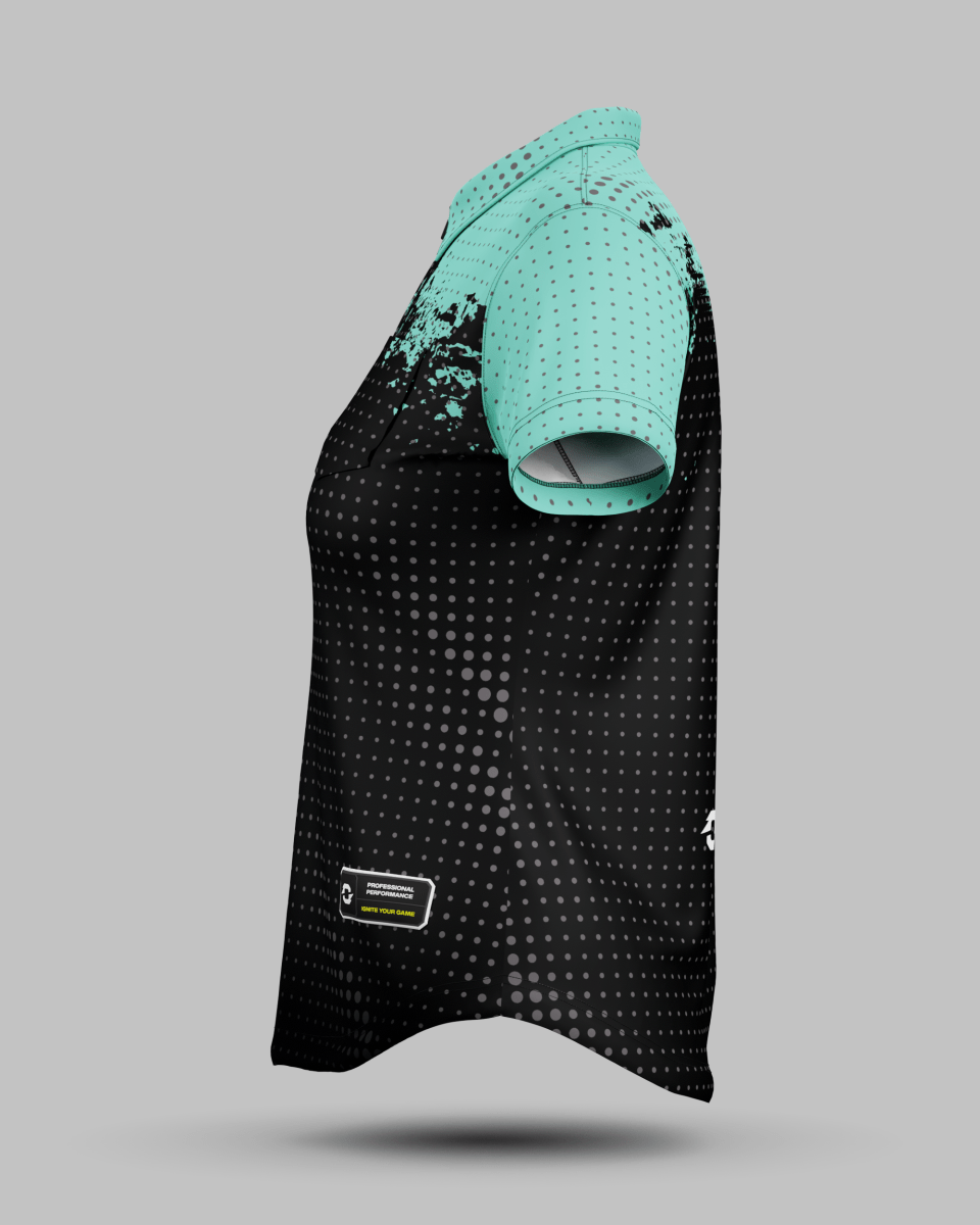 Womens Monaco 1/4 Zip Polo Collar Jersey - Onboard Sportswear