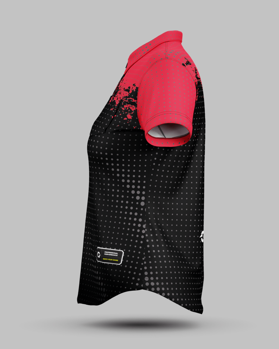 Womens Monaco 1/4 Zip Polo Collar Jersey - Onboard Sportswear