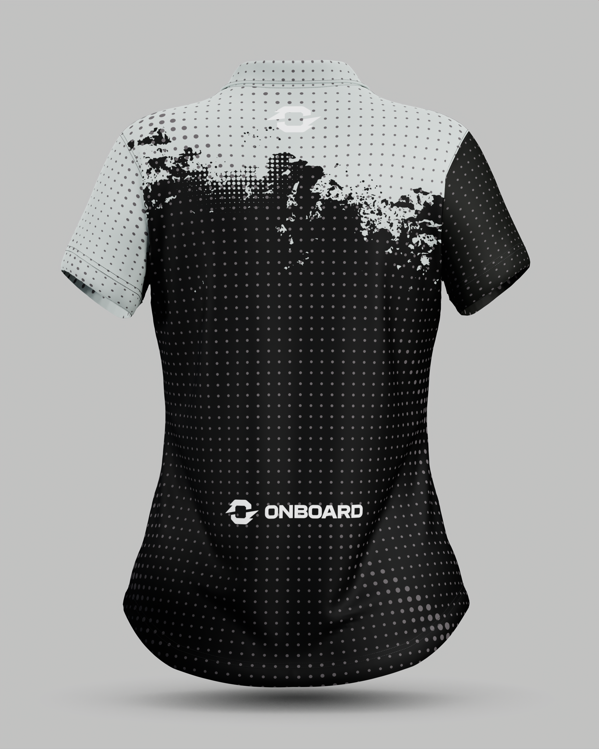 Womens Monaco 3 Button Polo Collar Jersey