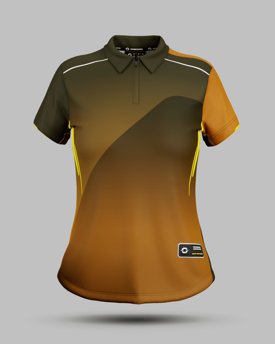 Womens Moscow 2.0 1/4 Zip Polo Collar Jersey - Onboard Sportswear