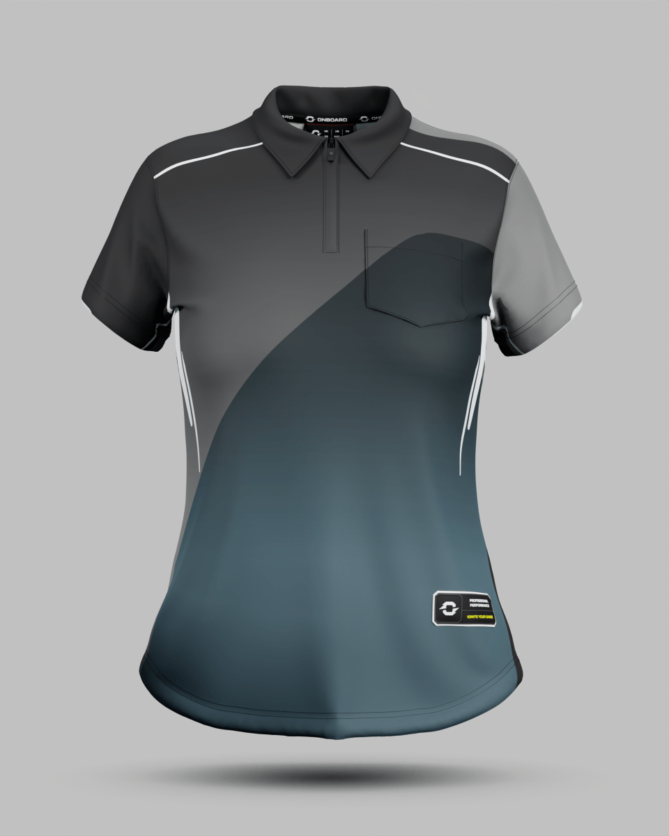 Womens Moscow 2.0 1/4 Zip Polo Collar Jersey With Pocket - Onboard Sportswear