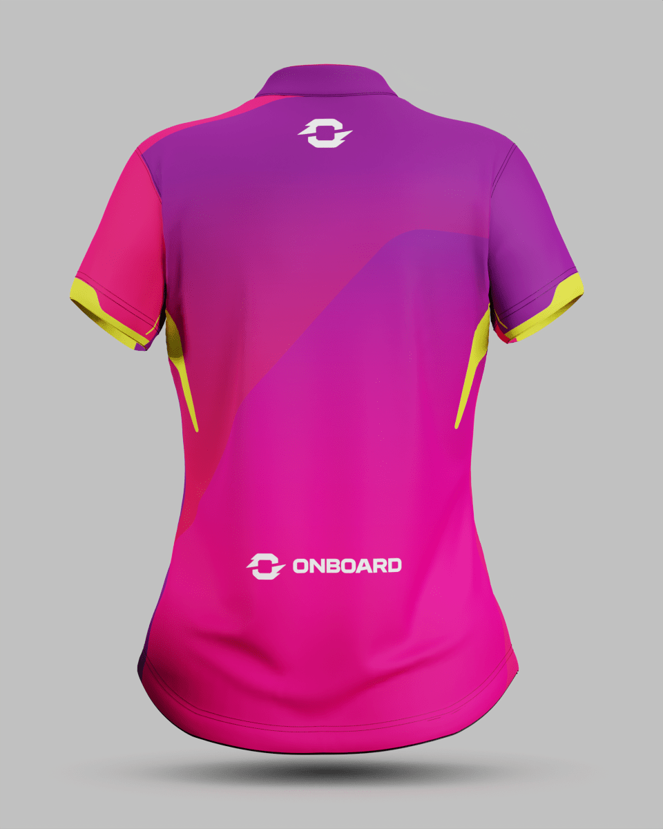 Womens Moscow 2.0 1/4 Zip Pro Collar Jersey - Onboard Sportswear