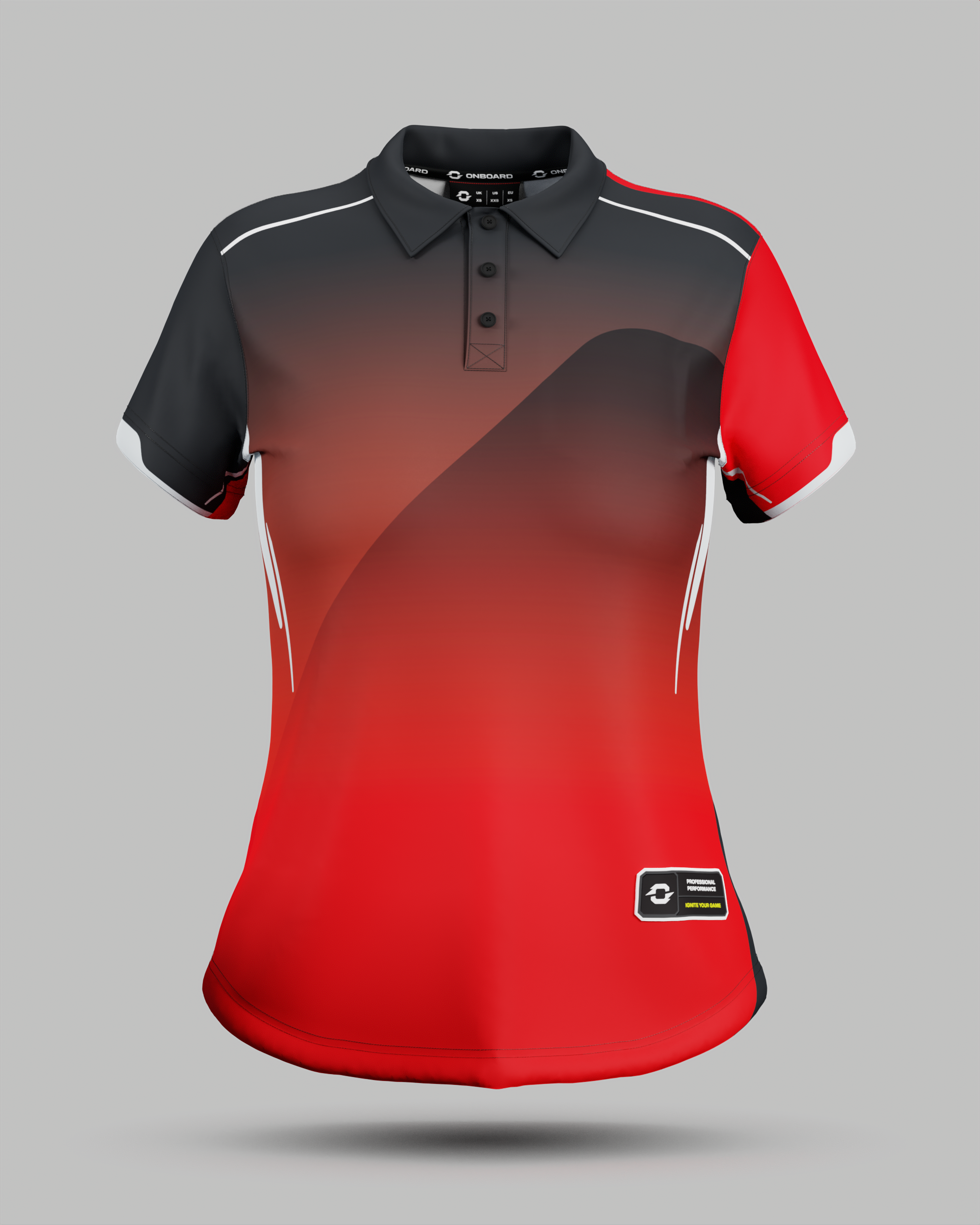 Womens Moscow 2.0 3 Button Polo Collar Jersey