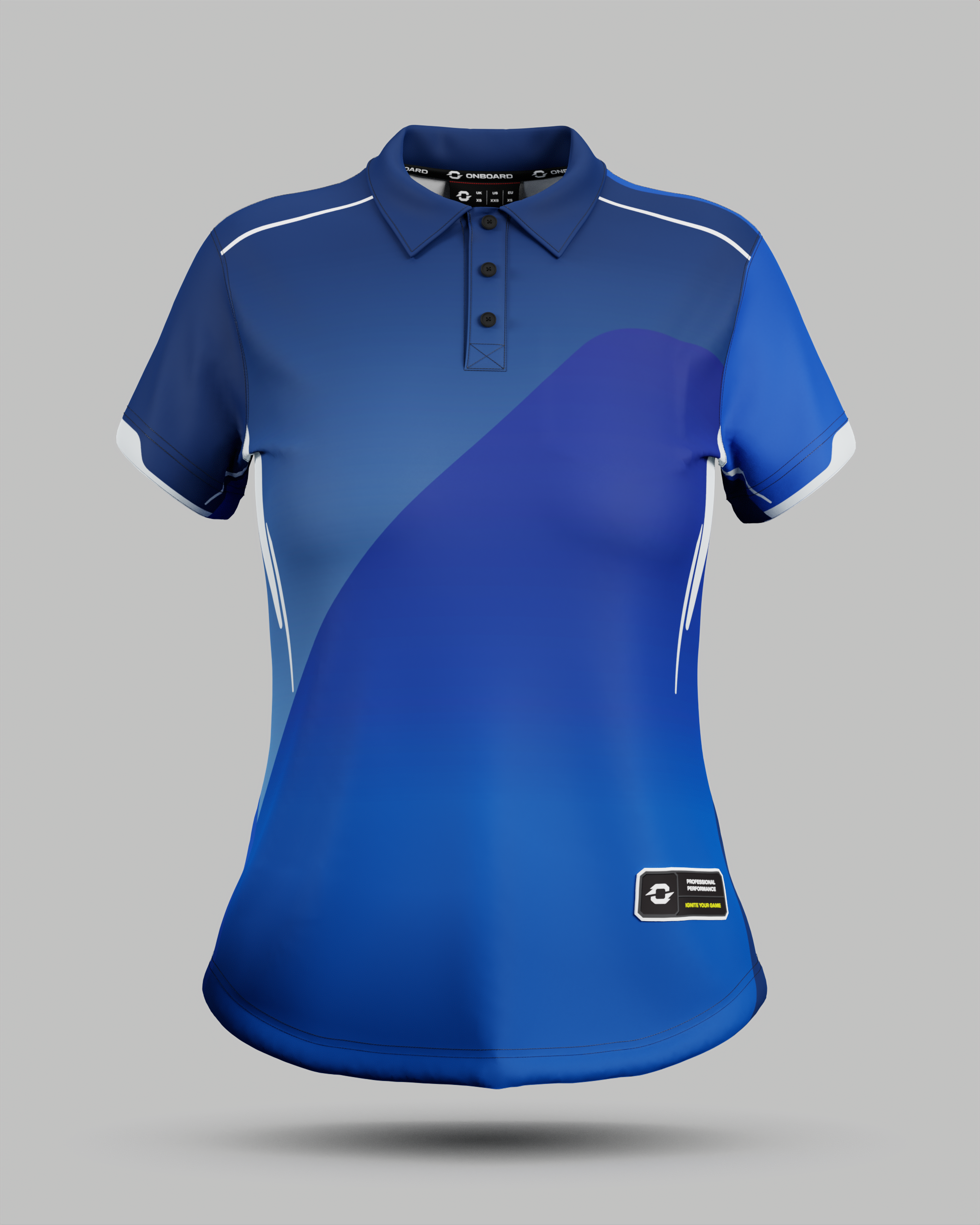 Womens Moscow 2.0 3 Button Polo Collar Jersey