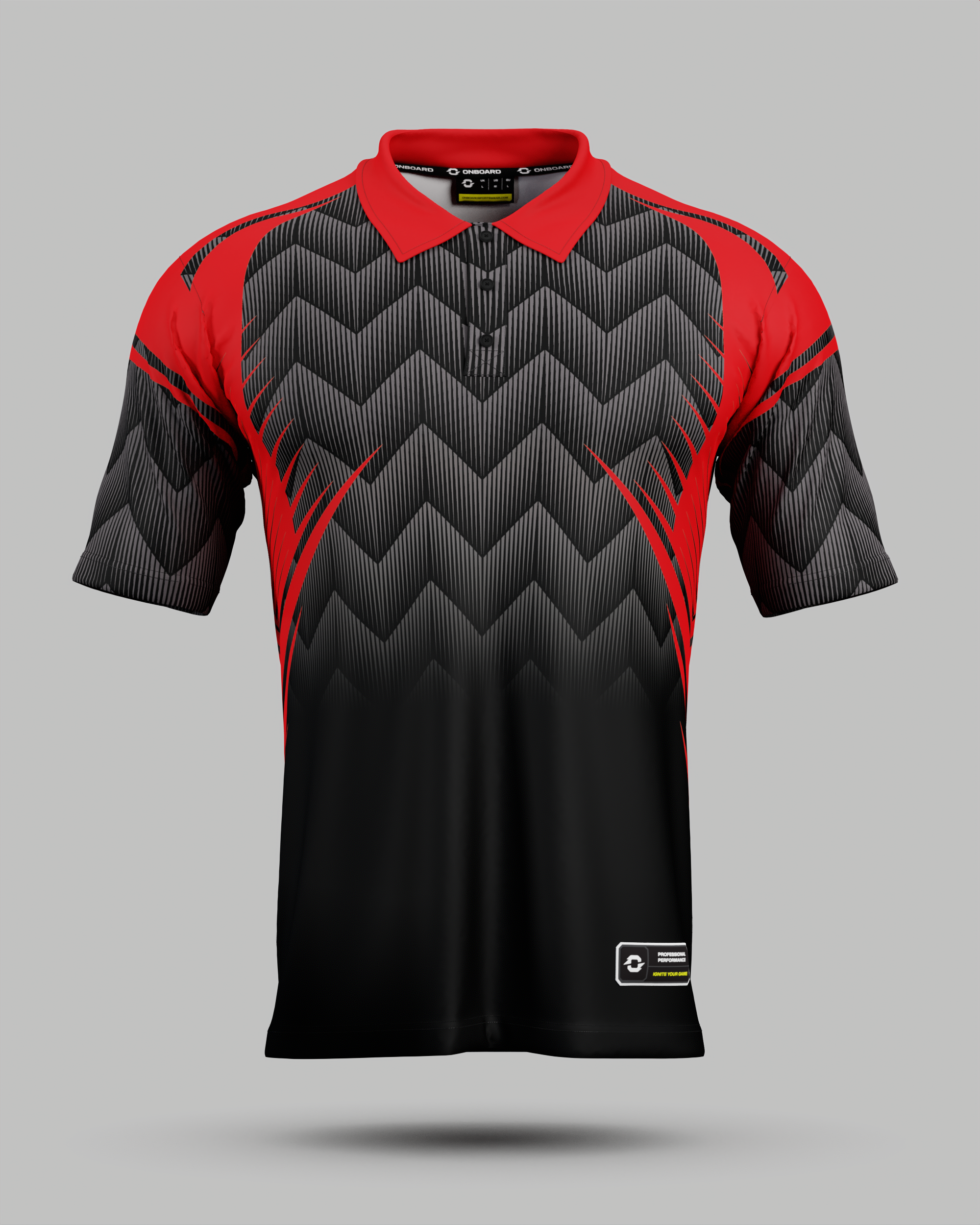 Youth Nevada 3 Button Polo Collar Jersey