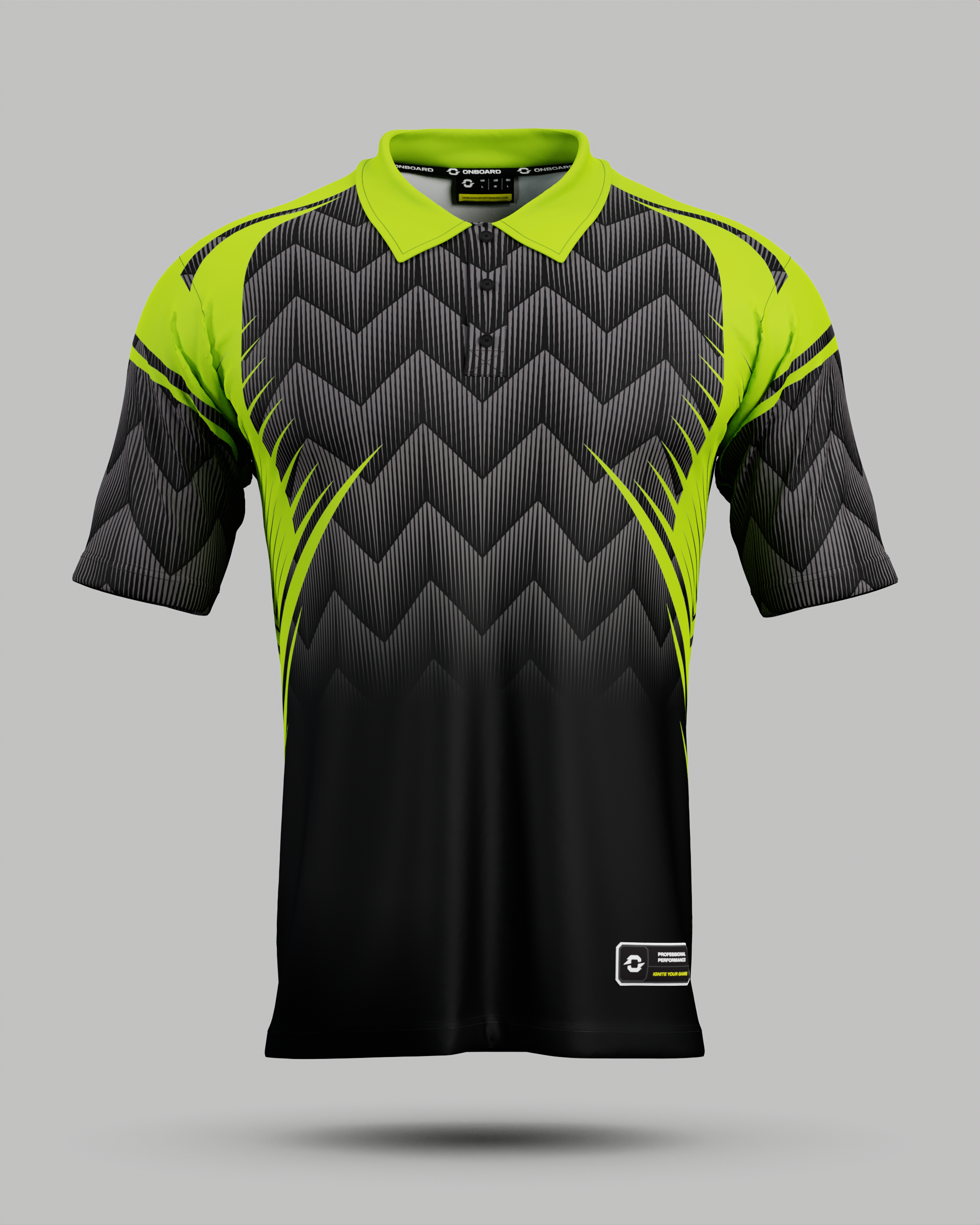 Youth Nevada 3 Button Polo Collar Jersey