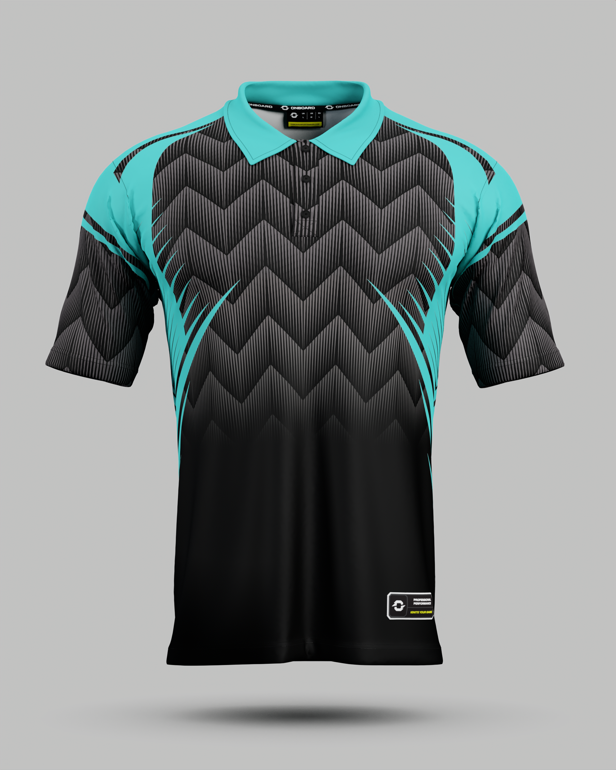 Nevada 3 Button Polo Collar Jersey