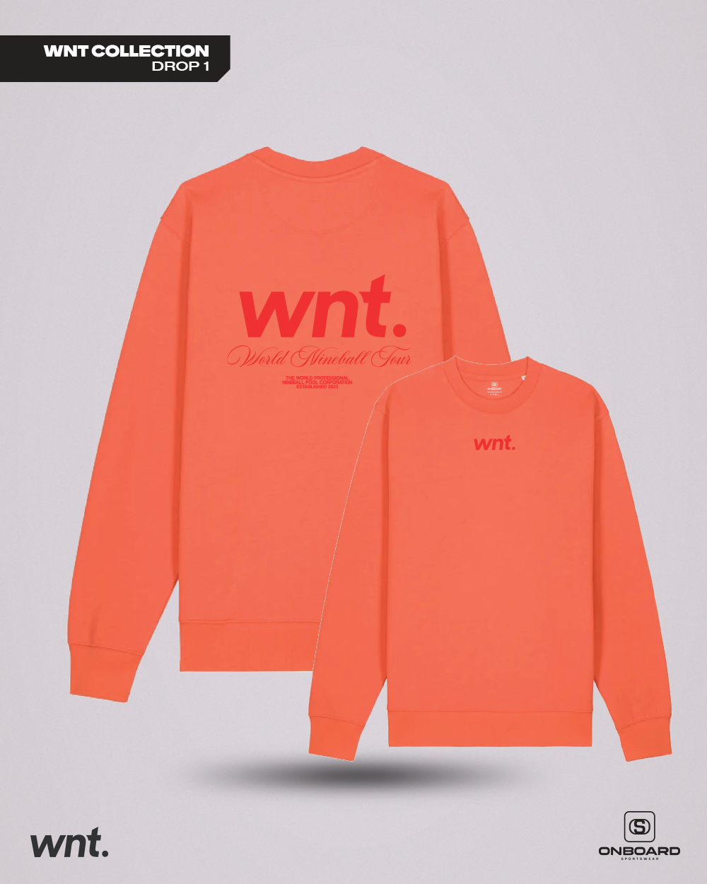 WNT Essential Sweater Orange