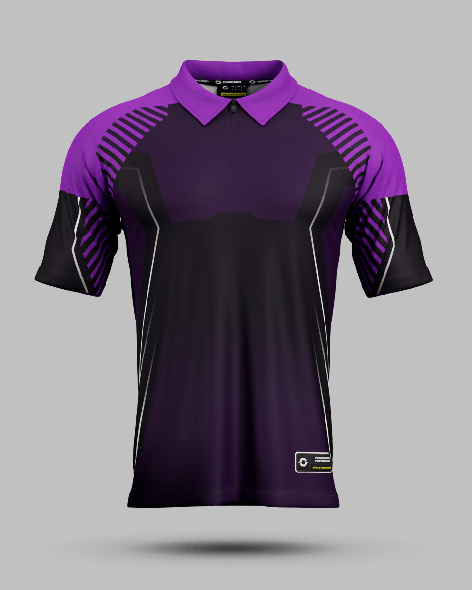 Onyx 1/4 Zip Polo Collar Jersey - Onboard Sportswear