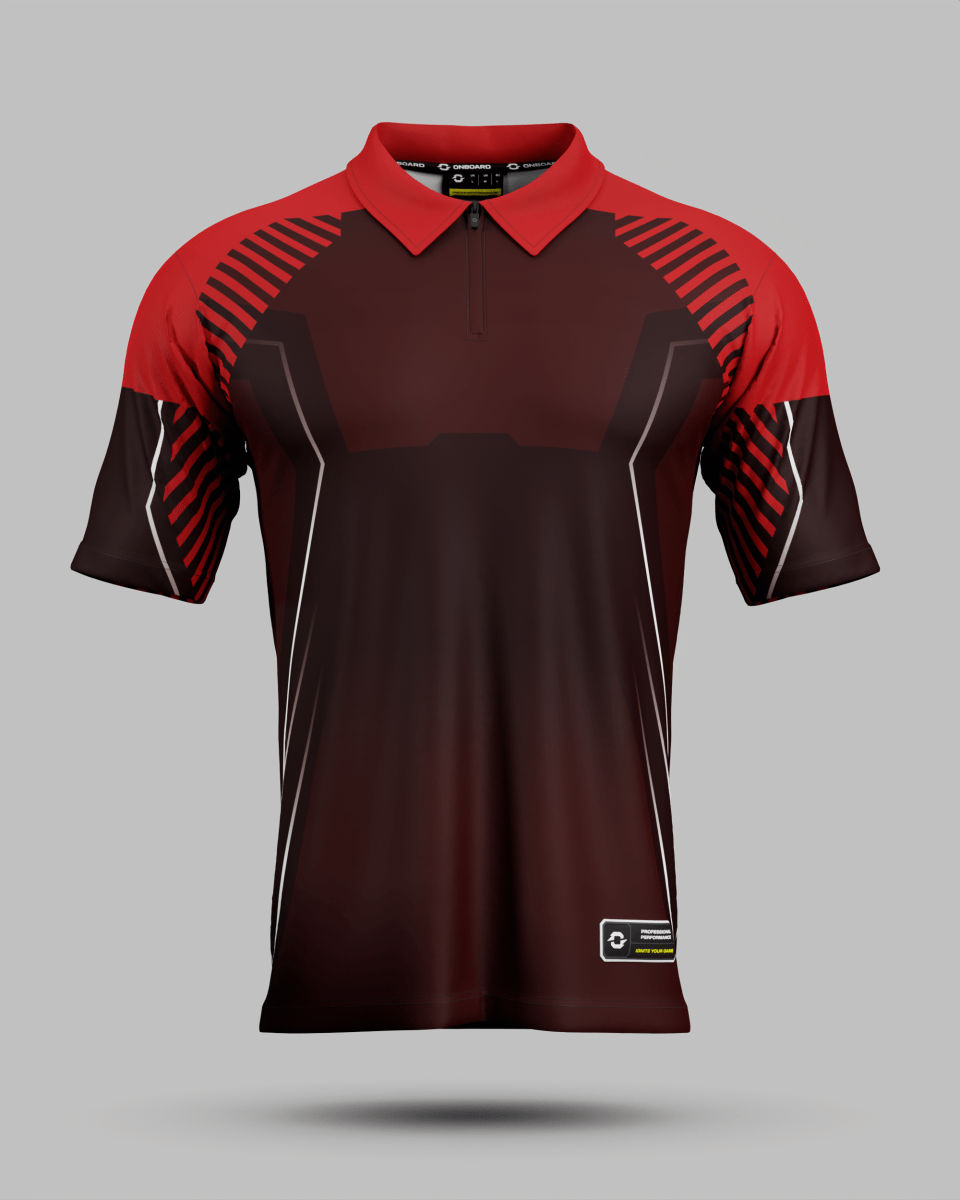 Onyx 1/4 Zip Polo Collar Jersey - Onboard Sportswear