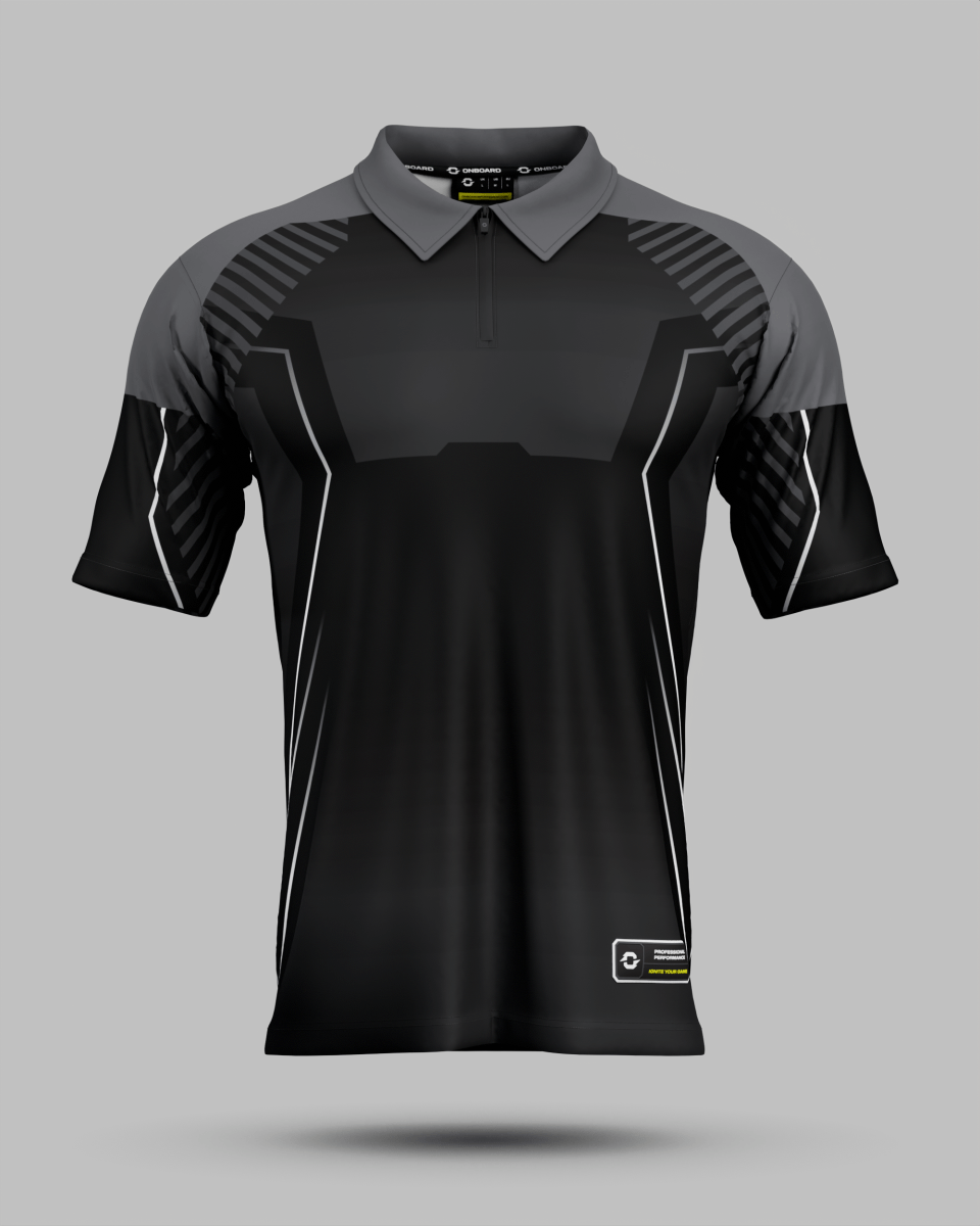 Youth Onyx 1/4 Zip Polo Collar Jersey - Onboard Sportswear