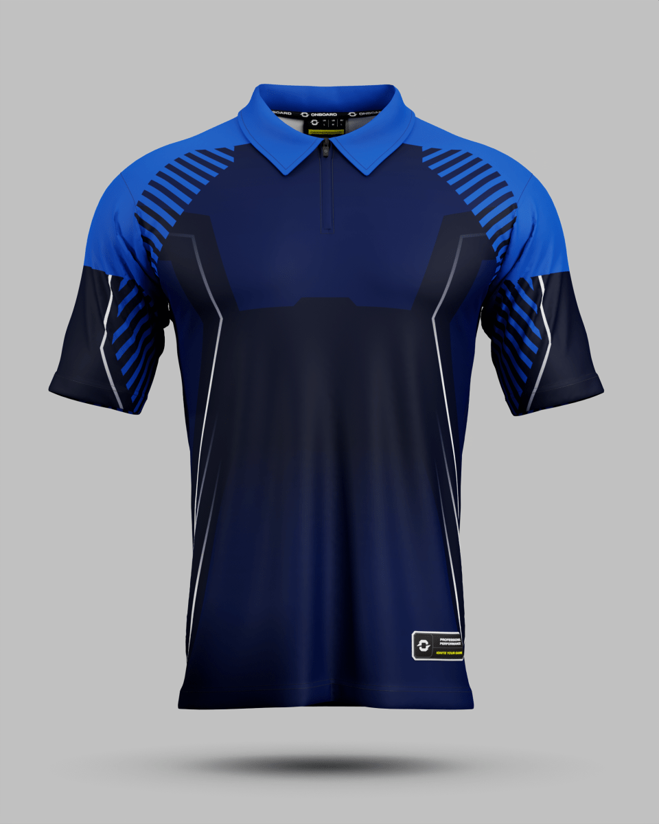 Onyx 1/4 Zip Polo Collar Jersey - Onboard Sportswear