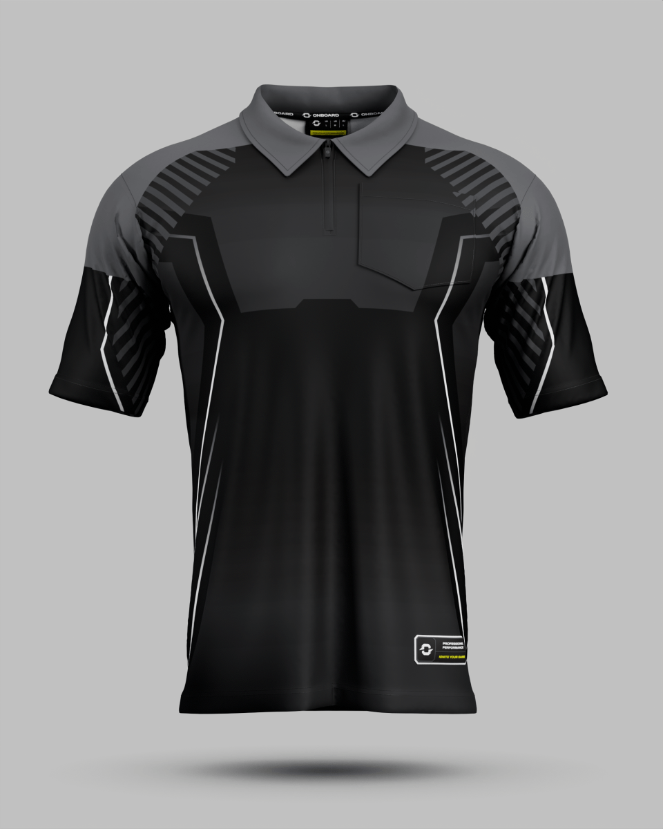 Youth Onyx 1/4 Zip Polo Collar Jersey With Pocket - Onboard Sportswear