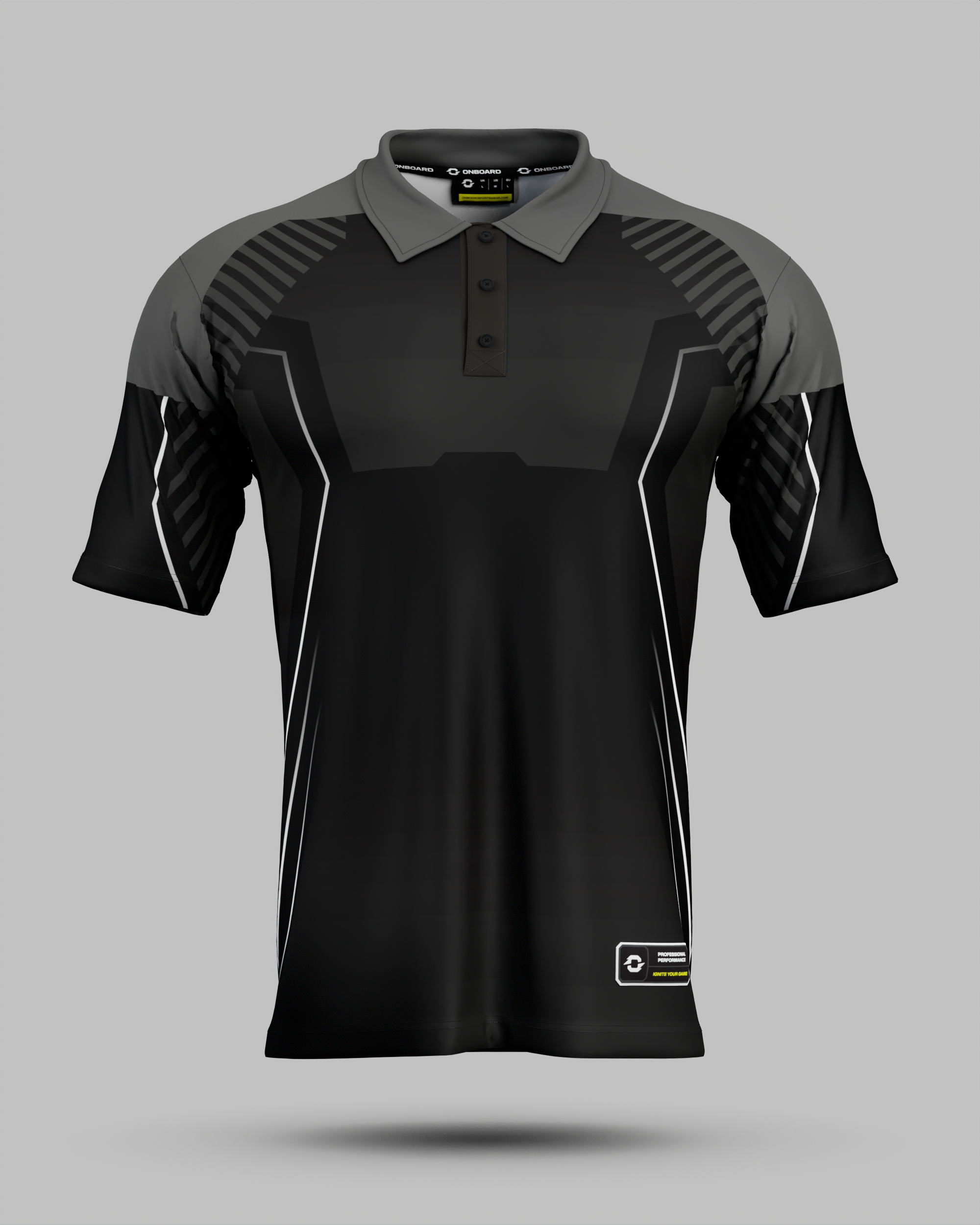 Youth Onyx 3 Button Polo Collar Jersey