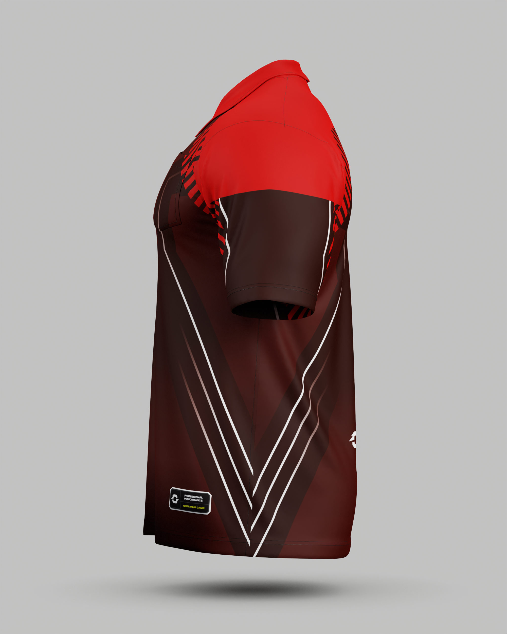 Onyx 3 Button Polo Collar Jersey With Pocket