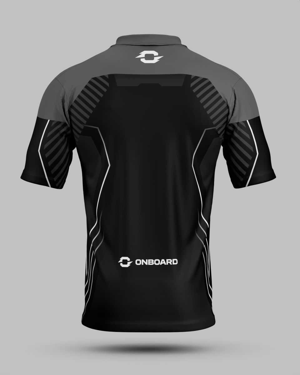 Onyx 3 Button Polo Collar Jersey With Pocket - Onboard Sportswear