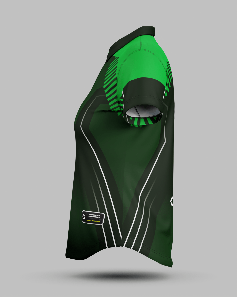 Womens Onyx 1/4 Zip Polo Collar Jersey - Onboard Sportswear