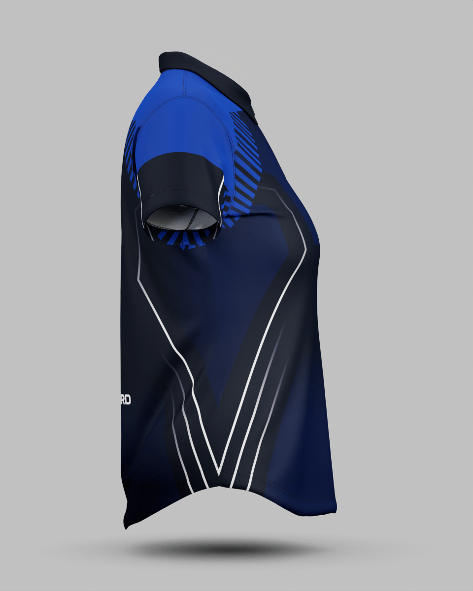 Womens Onyx 1/4 Zip Polo Collar Jersey - Onboard Sportswear
