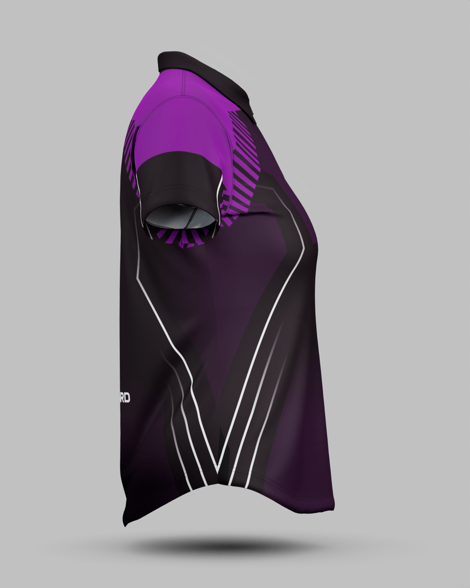 Womens Onyx 1/4 Zip Polo Collar Jersey - Onboard Sportswear