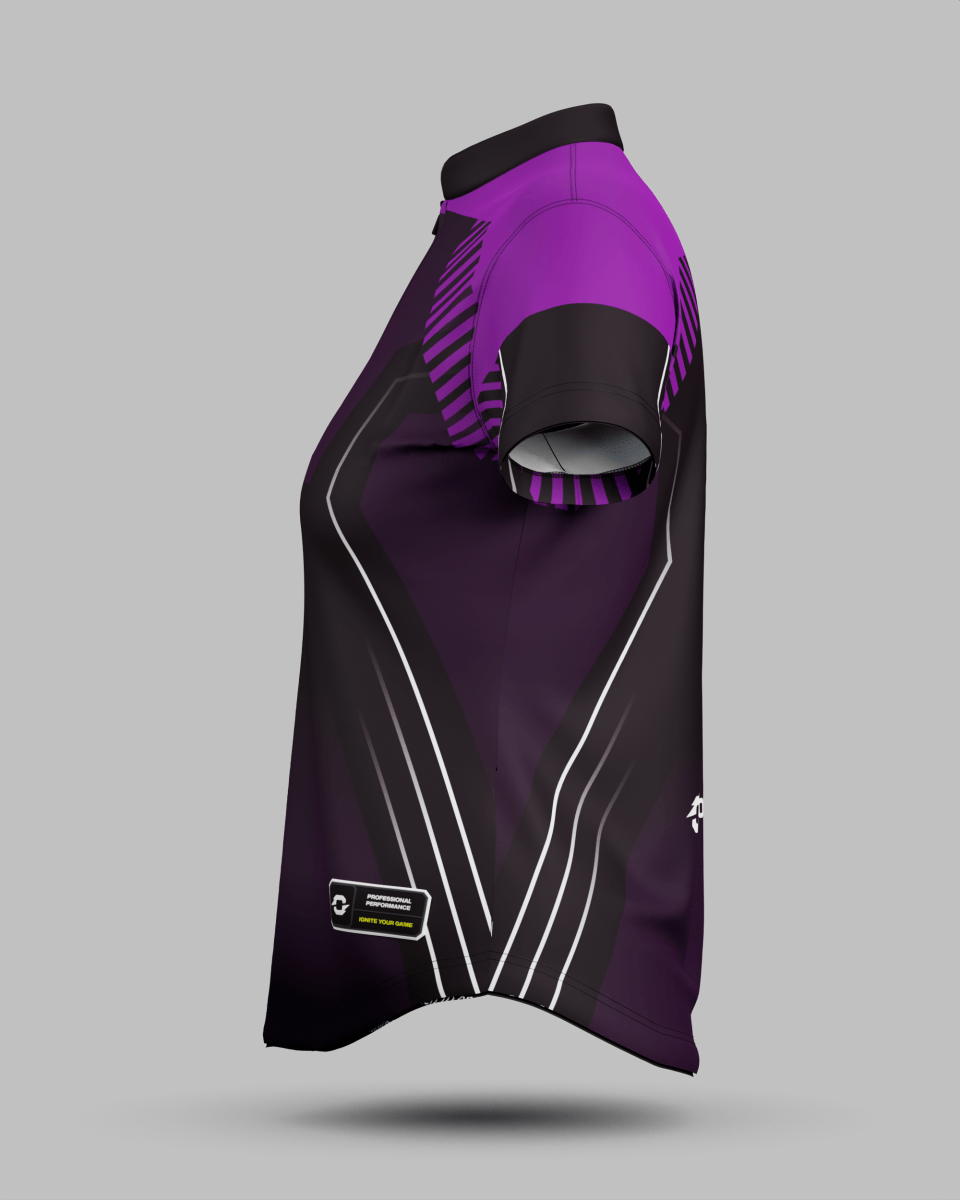 Womens Onyx 1/4 Zip Pro Collar Jersey - Onboard Sportswear