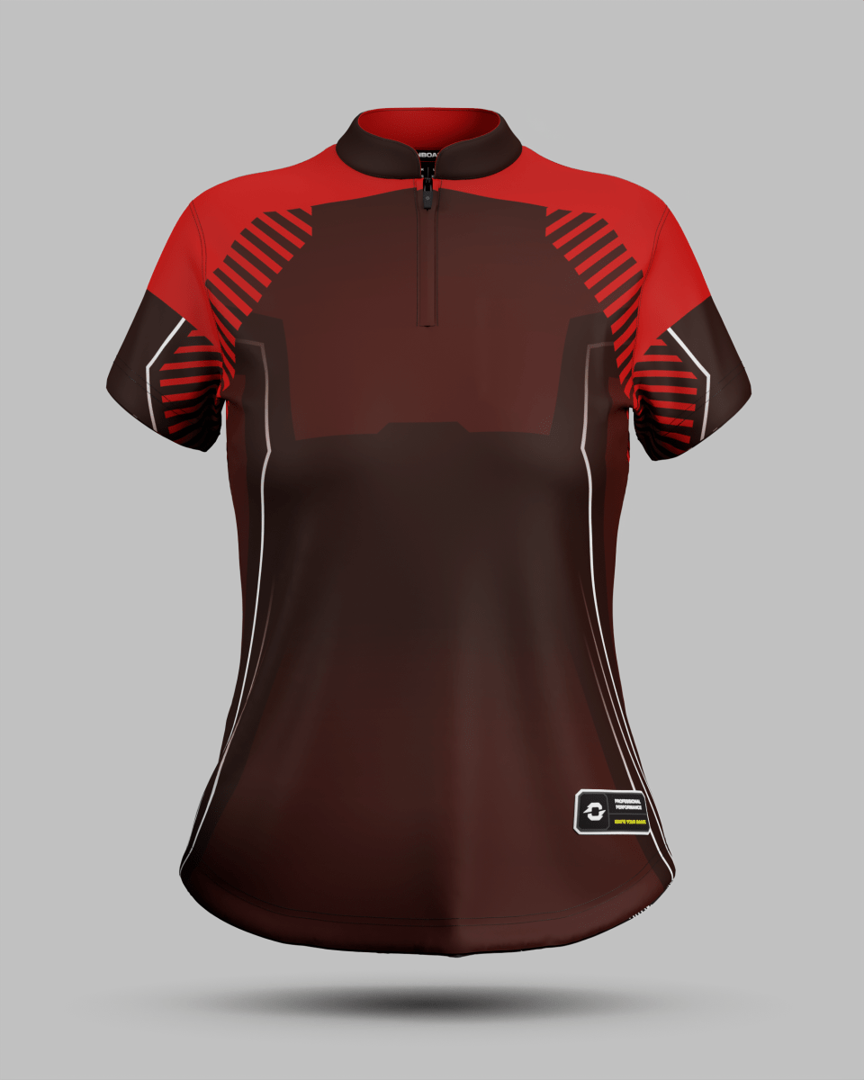 Womens Onyx 1/4 Zip Pro Collar Jersey - Onboard Sportswear